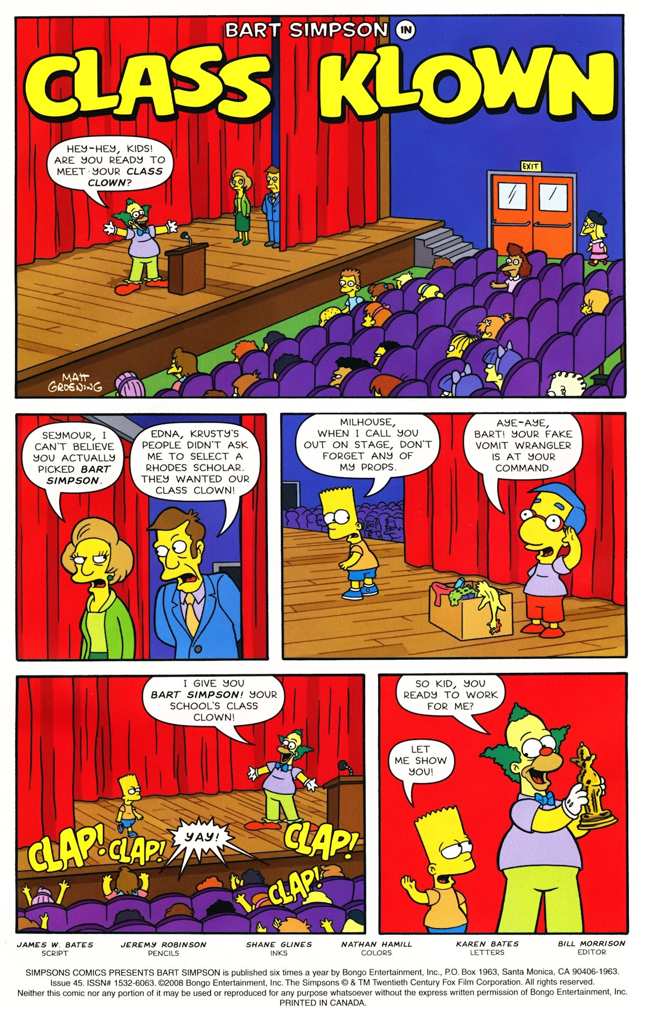 Read online Bart Simpson comic -  Issue #45 - 2