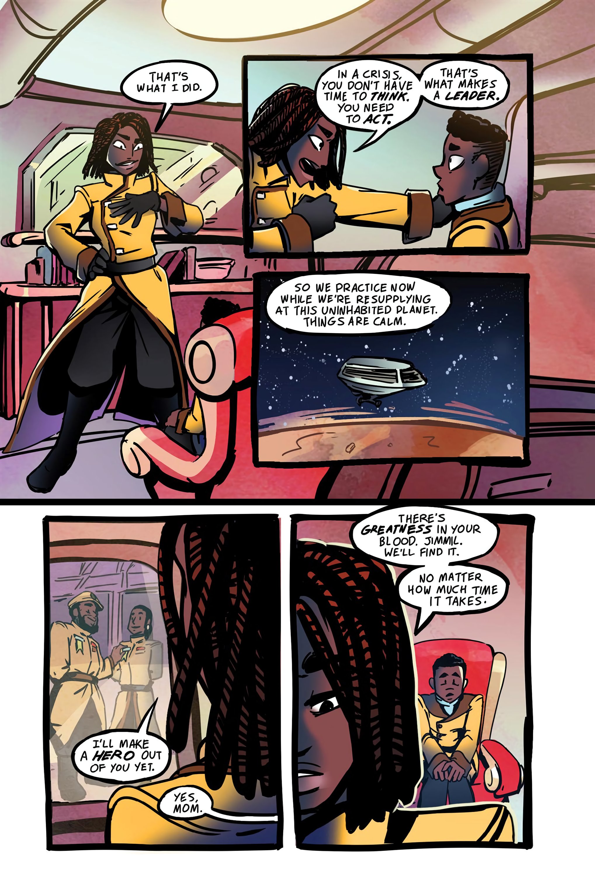 Read online Cosmic Cadets: Contact! comic -  Issue # TPB (Part 1) - 8