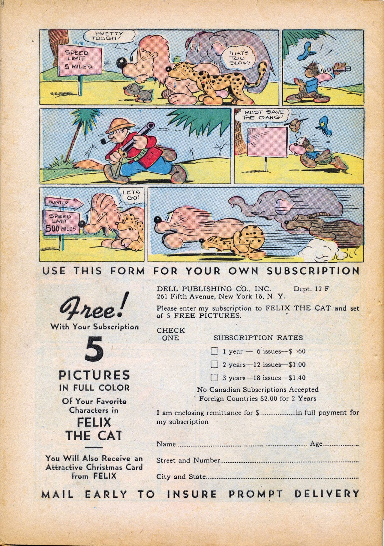 Read online Felix the Cat (1948) comic -  Issue #12 - 50