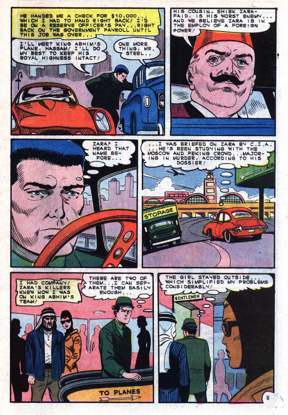 Read online Sarge Steel comic -  Issue #6 - 9