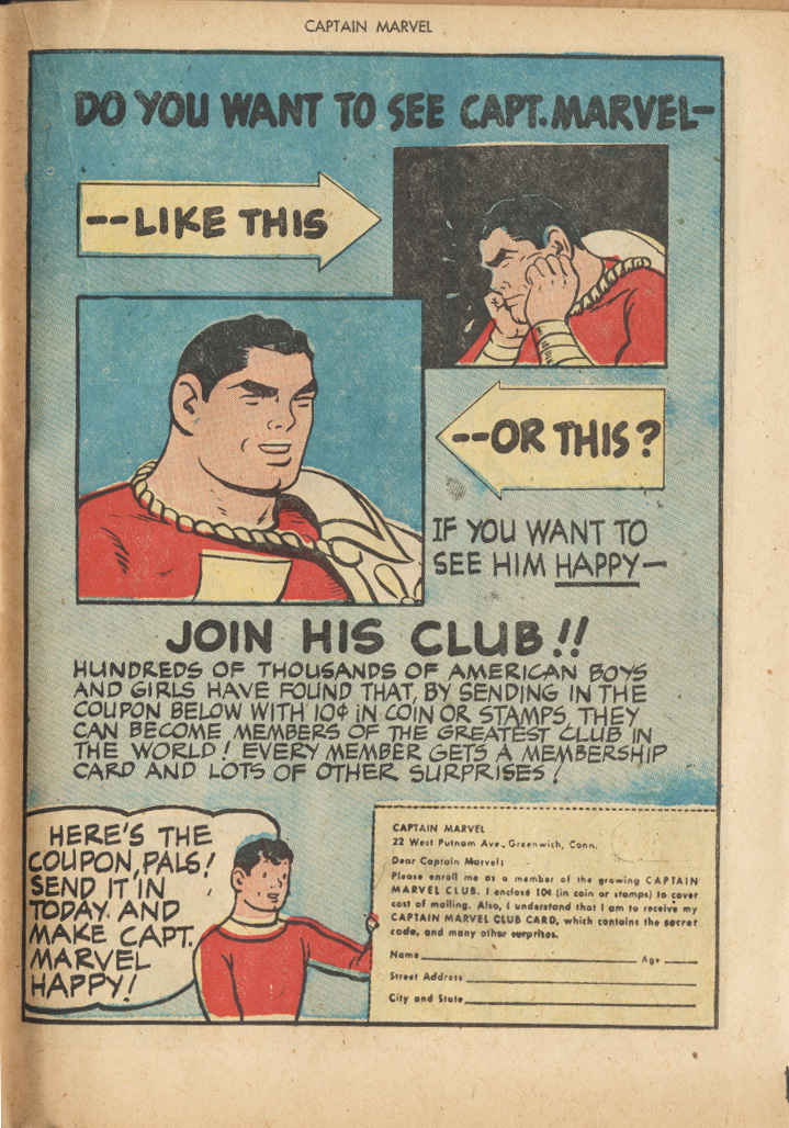 Read online Captain Marvel Adventures comic -  Issue #31 - 47
