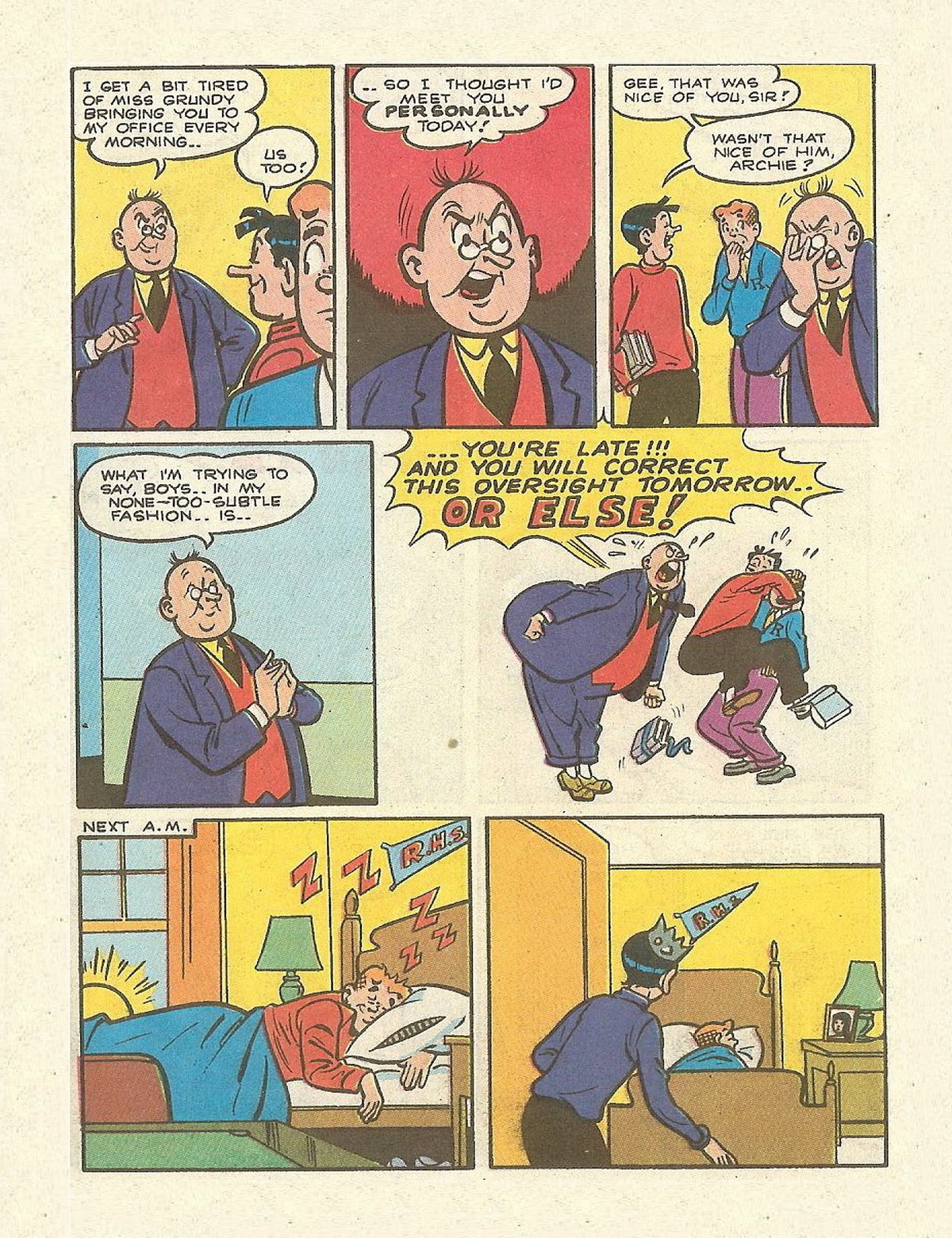 Read online Archie's Double Digest Magazine comic -  Issue #72 - 188