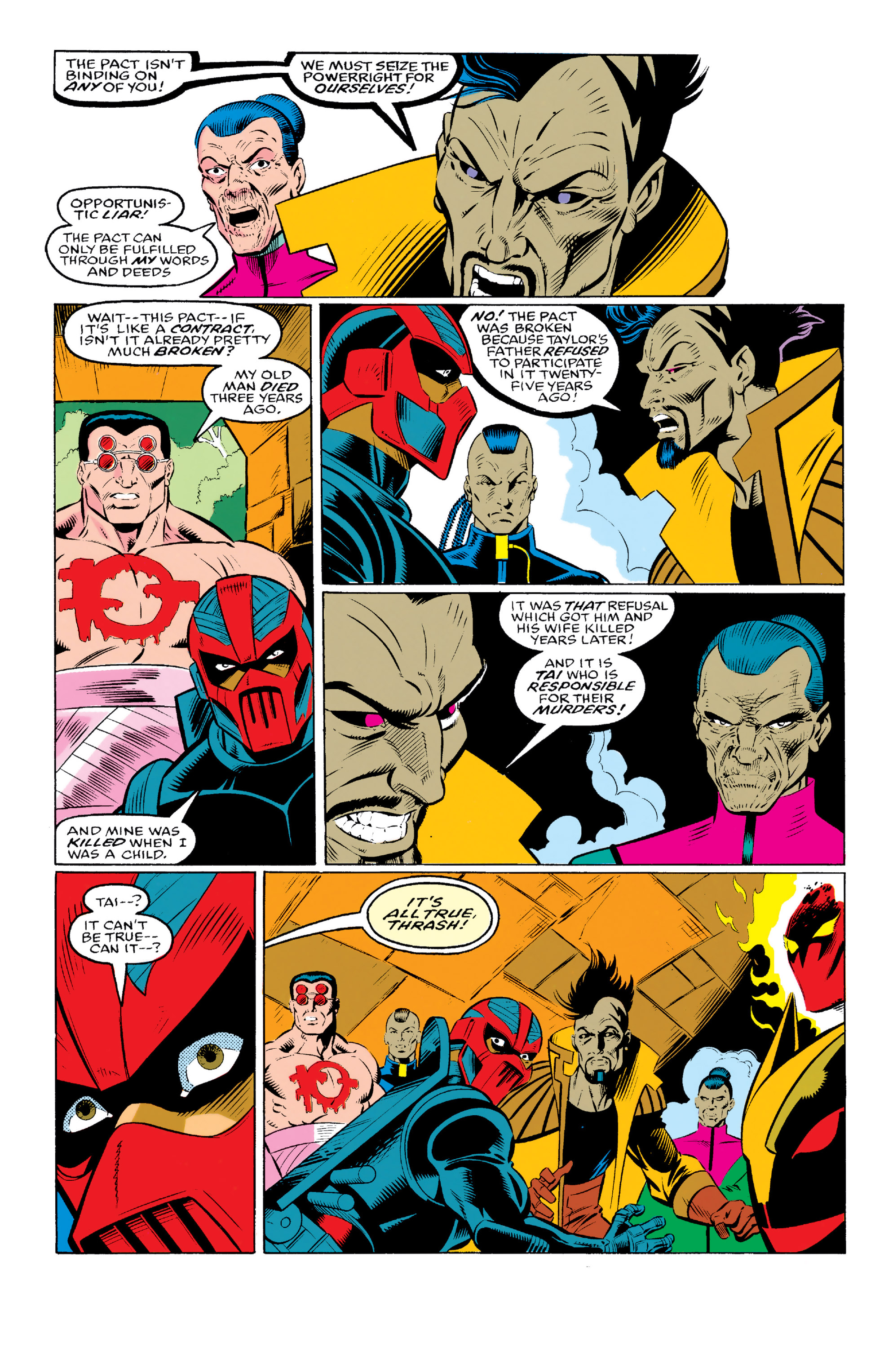 Read online The New Warriors comic -  Issue #23 - 22