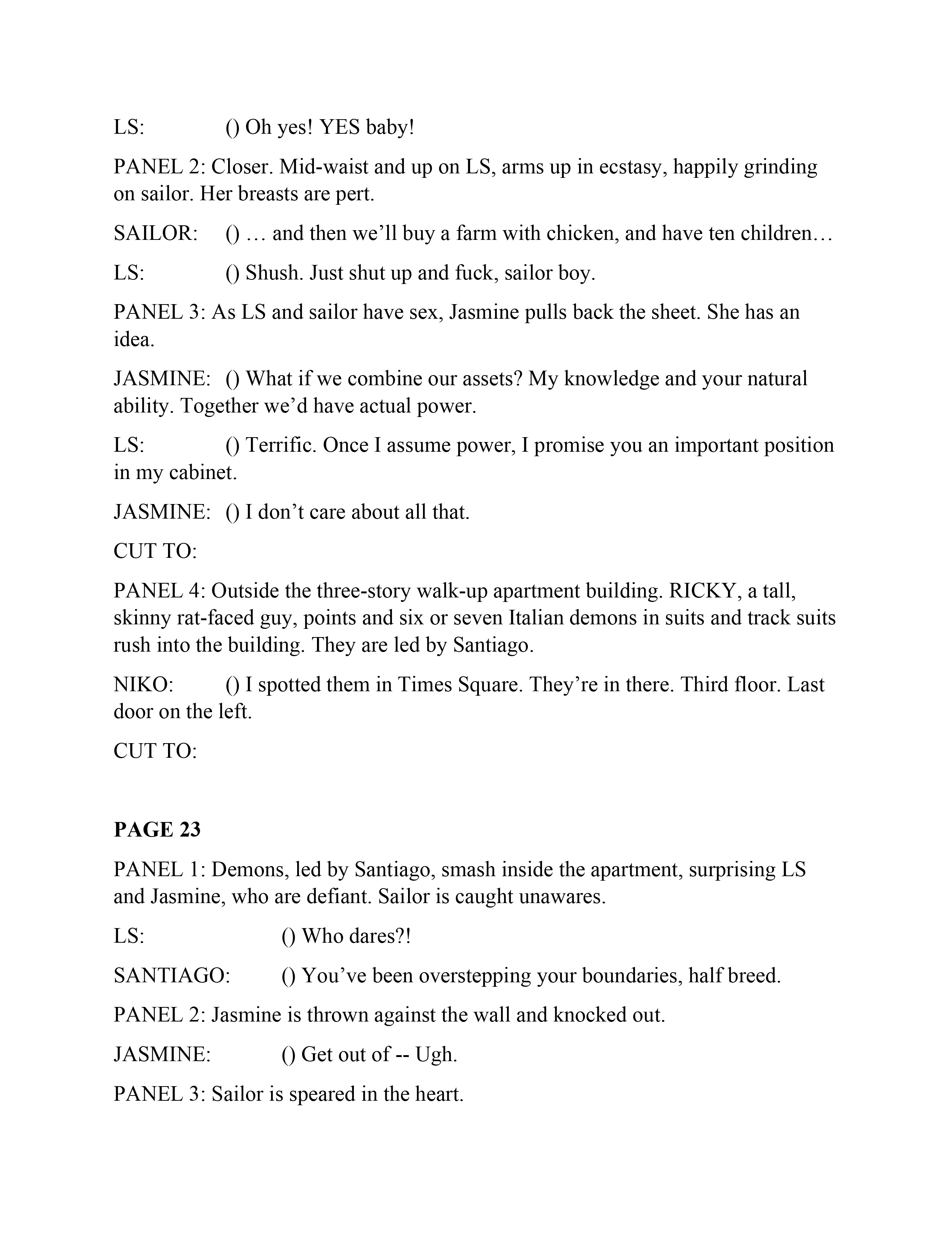 Read online Lady Satanus: Sinister Urge comic -  Issue # TPB - 77