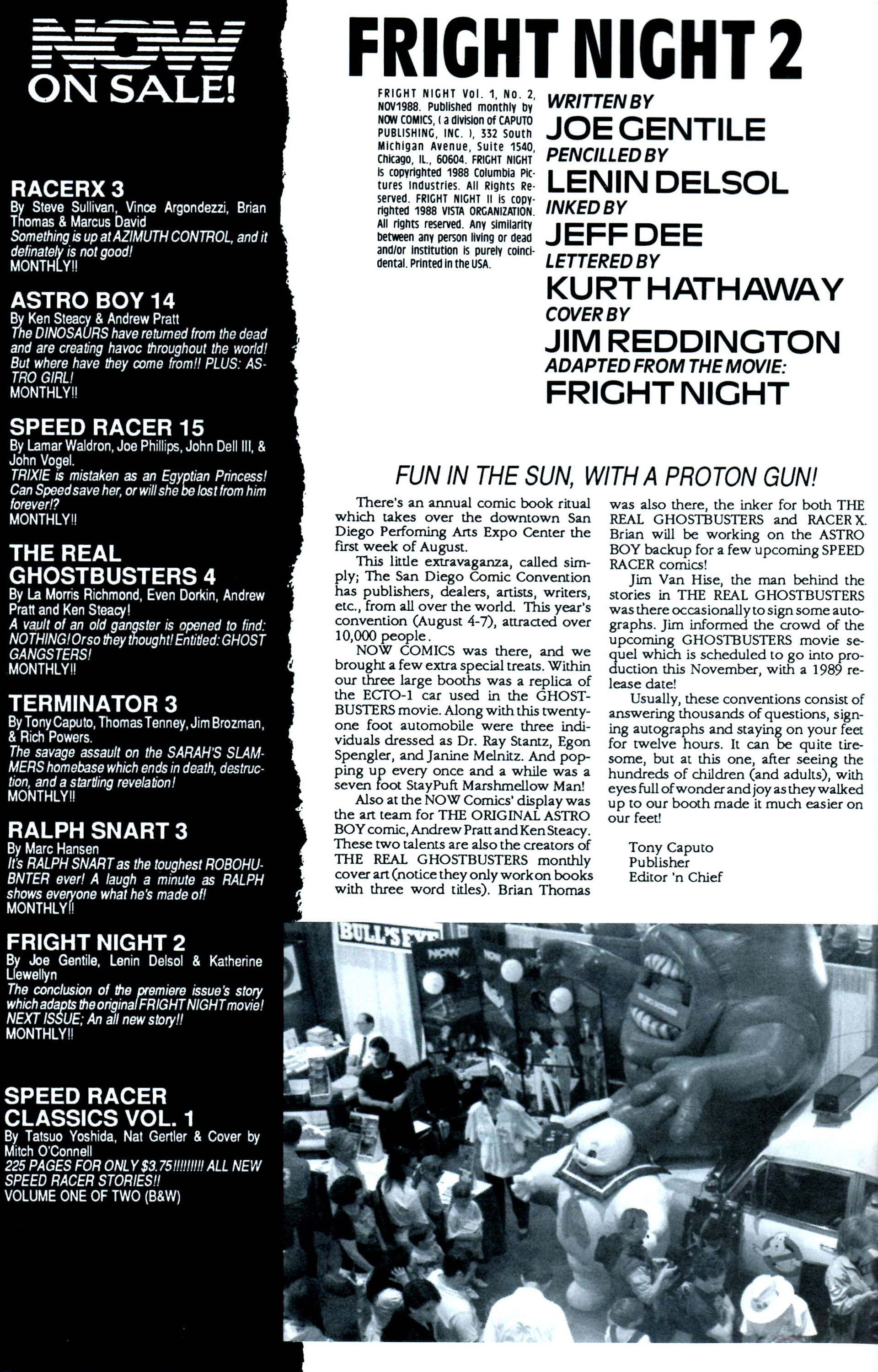 Read online Fright Night (1988) comic -  Issue #2 - 2