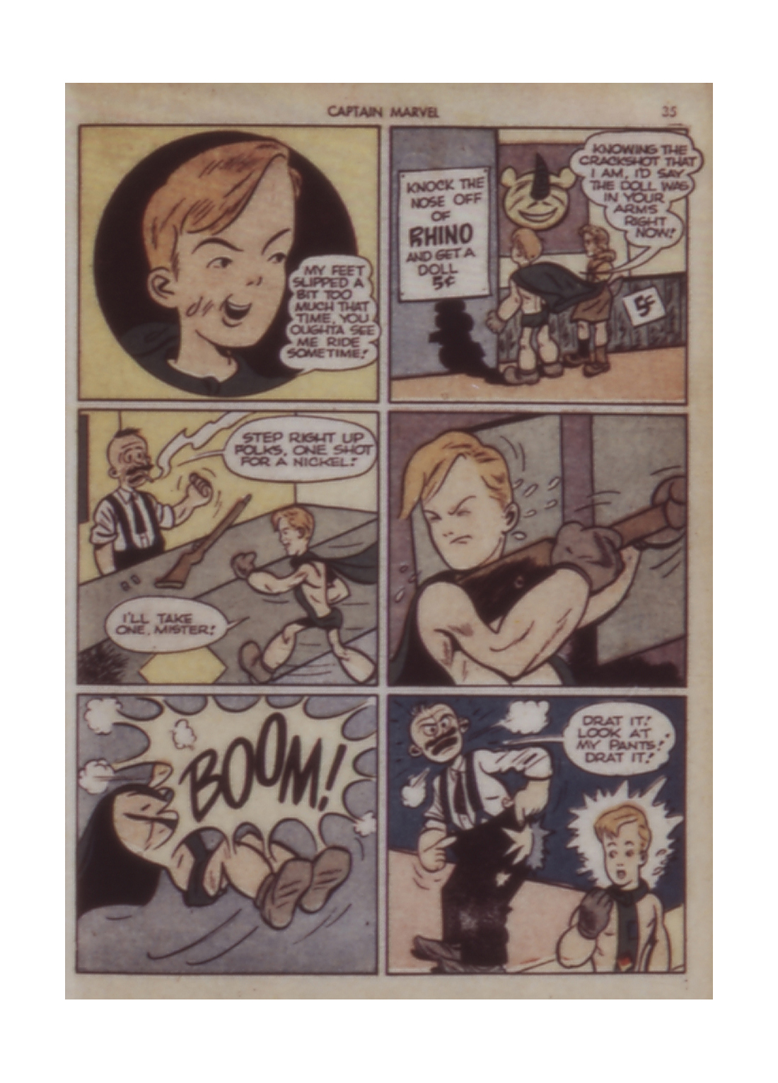 Read online Captain Marvel Adventures comic -  Issue #12 - 35