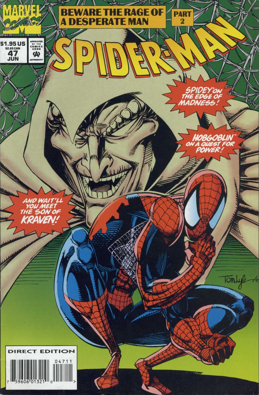 Read online Spider-Man (1990) comic -  Issue #47 - Old Habits - 1