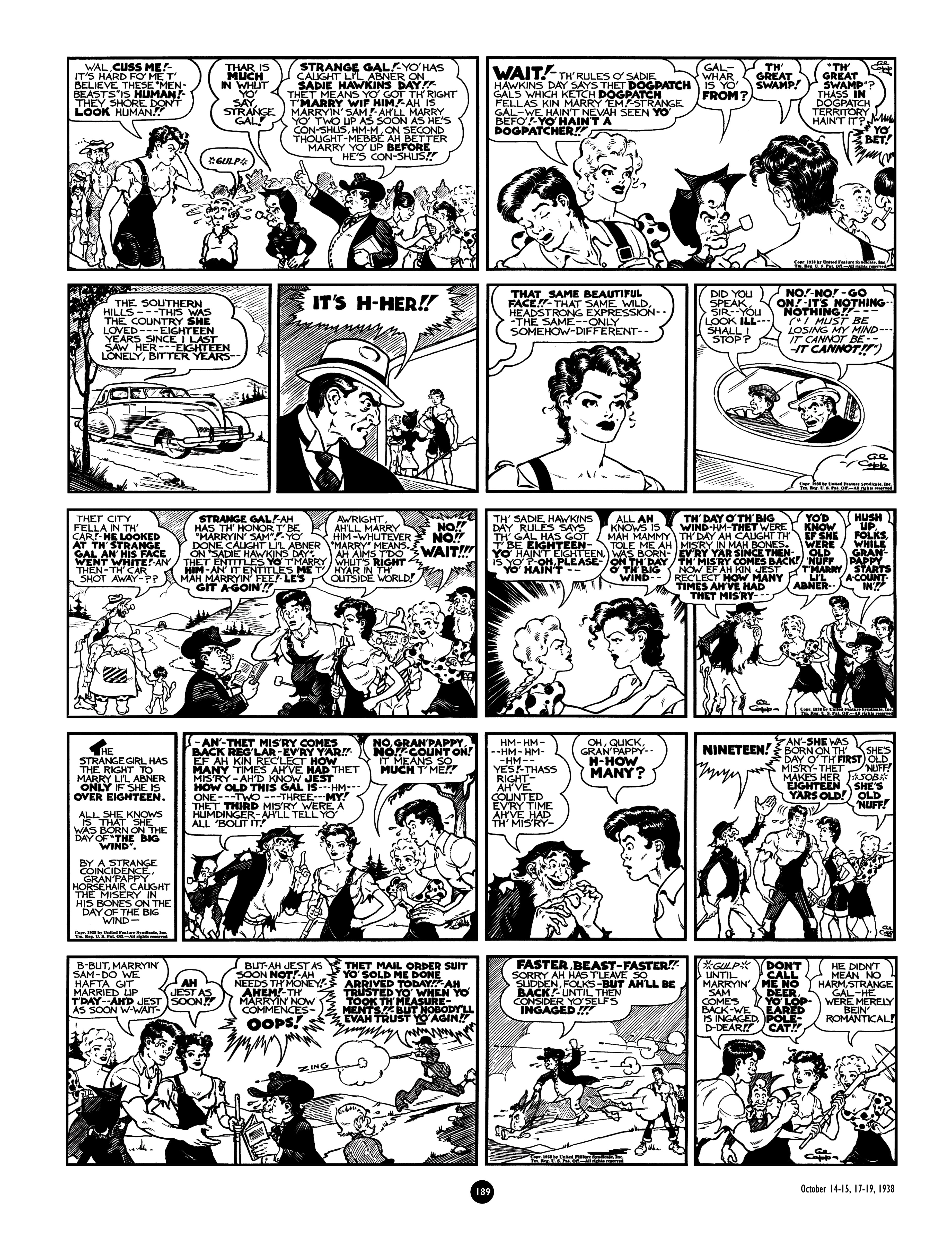 Read online Al Capp's Li'l Abner Complete Daily & Color Sunday Comics comic -  Issue # TPB 2 (Part 2) - 91