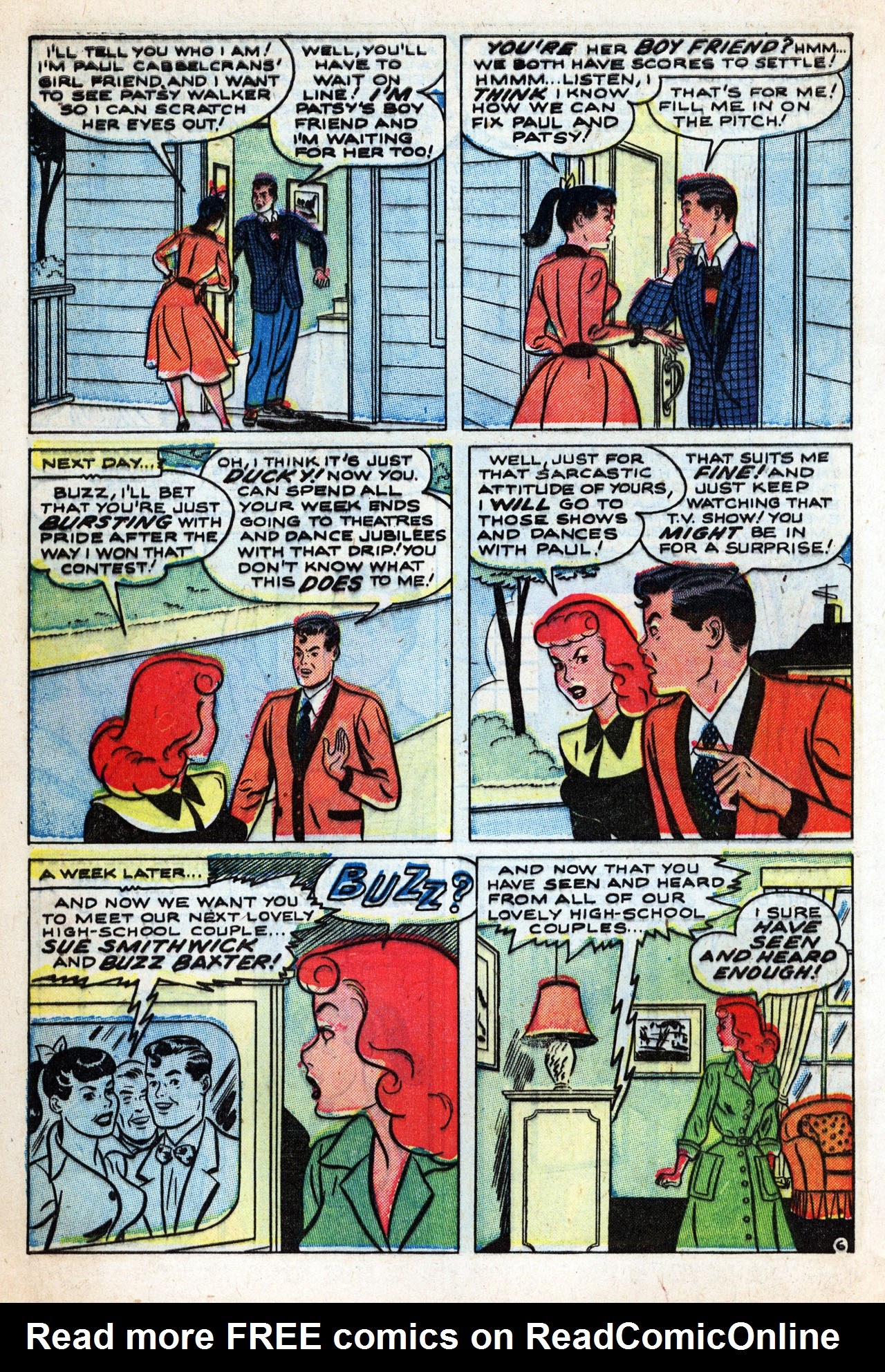 Read online Patsy and her Pals comic -  Issue #7 - 8