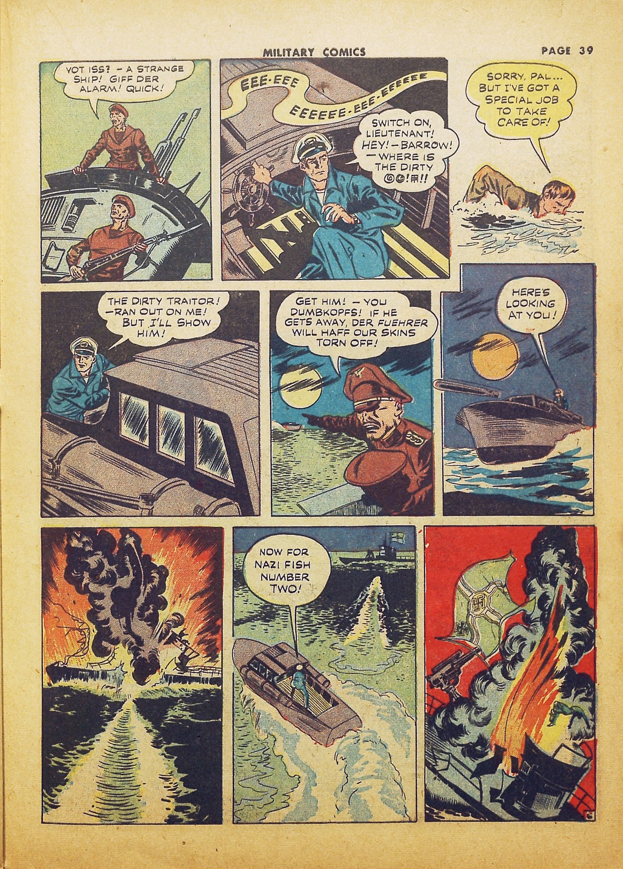 Read online Military Comics comic -  Issue #16 - 40