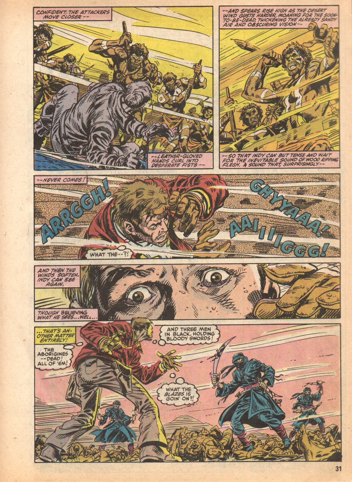 Read online Indiana Jones comic -  Issue #8 - 31