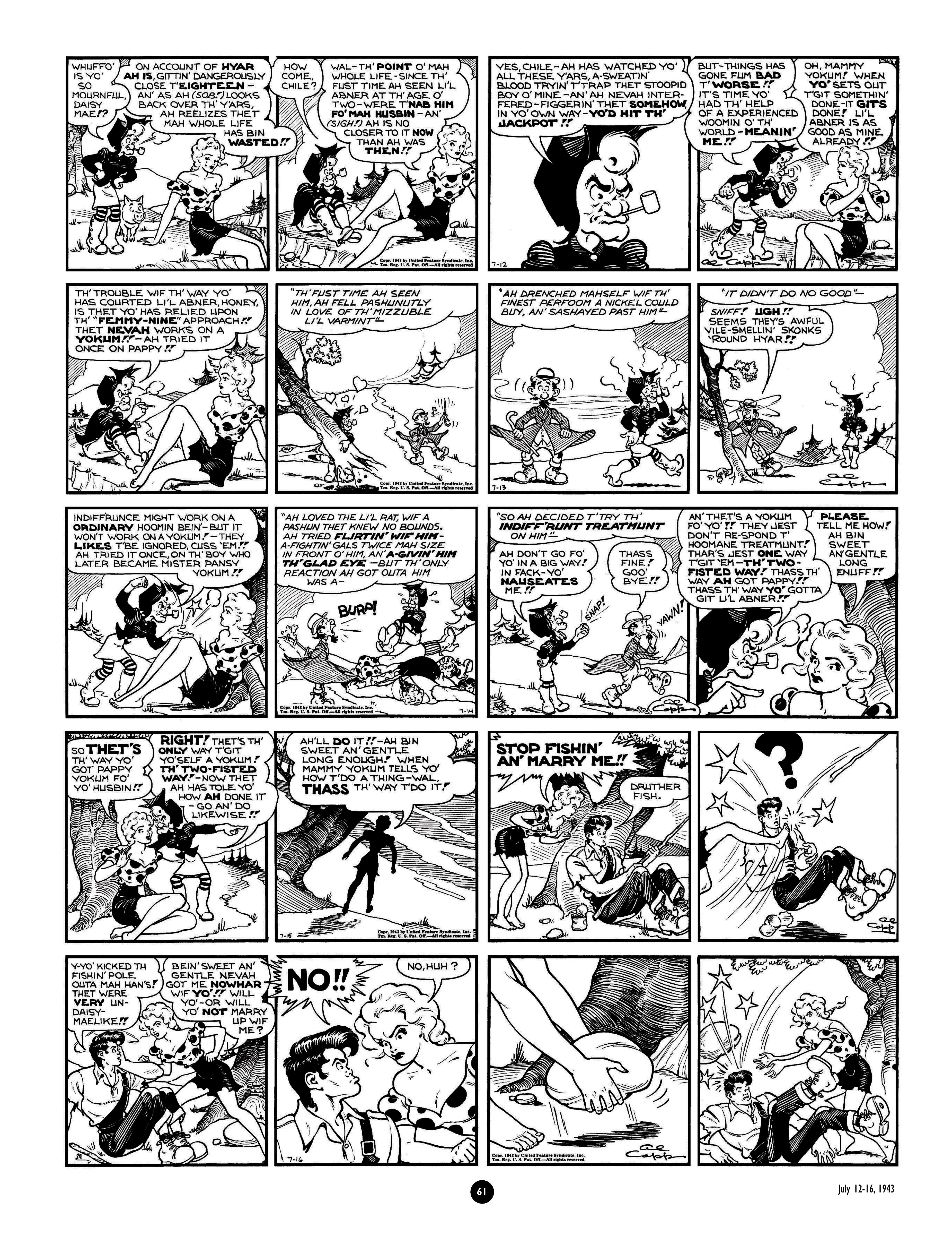 Read online Al Capp's Li'l Abner Complete Daily & Color Sunday Comics comic -  Issue # TPB 5 (Part 1) - 62