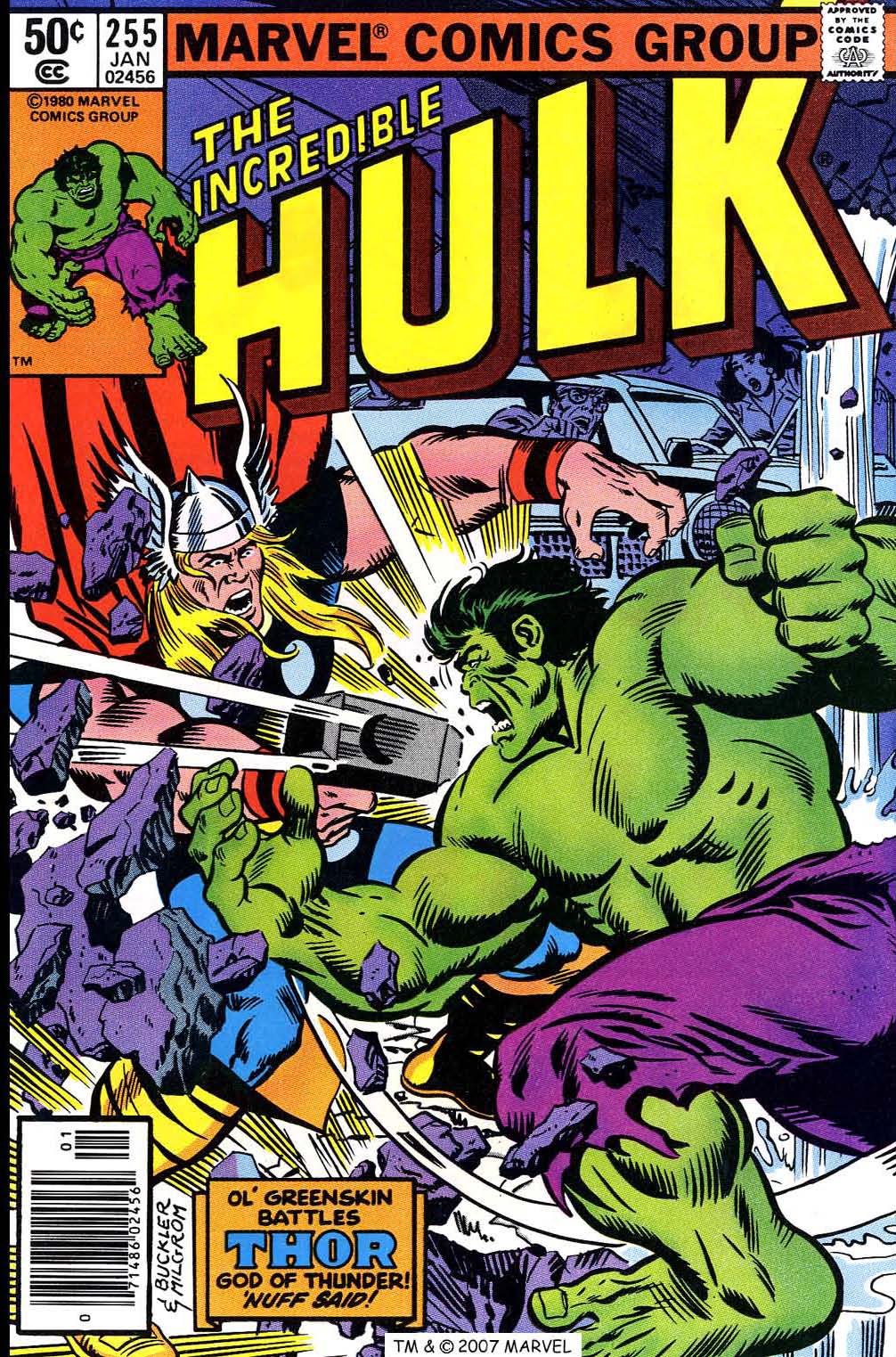 Read online The Incredible Hulk (1968) comic -  Issue #255 - 1