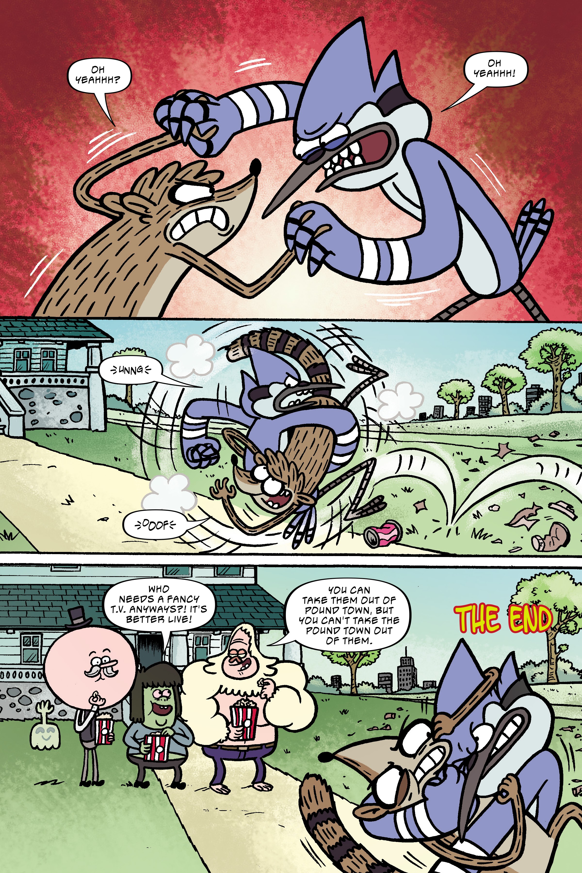 Read online Regular Show: Wrasslesplosion comic -  Issue # TPB - 118