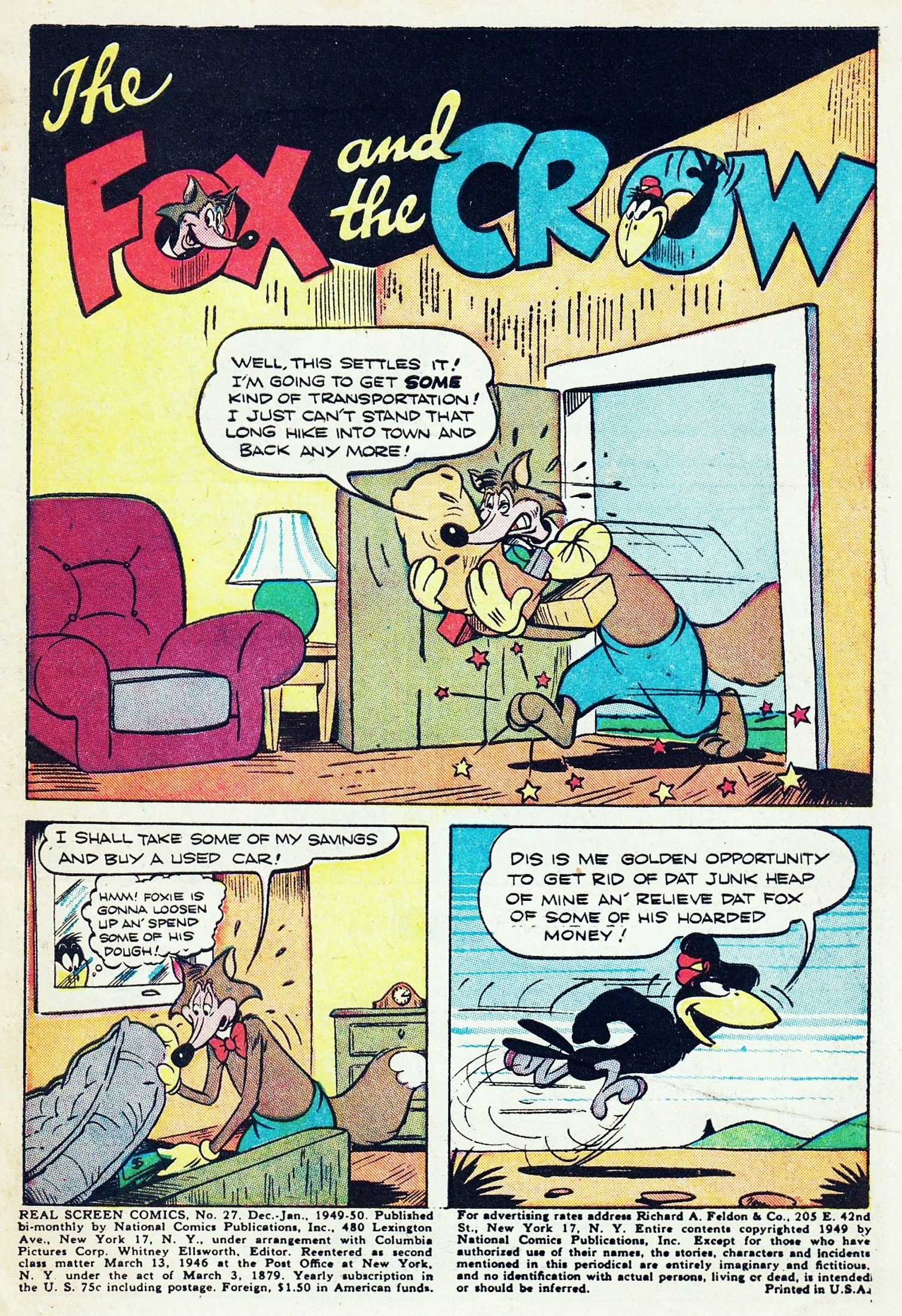Read online Real Screen Comics comic -  Issue #27 - 3