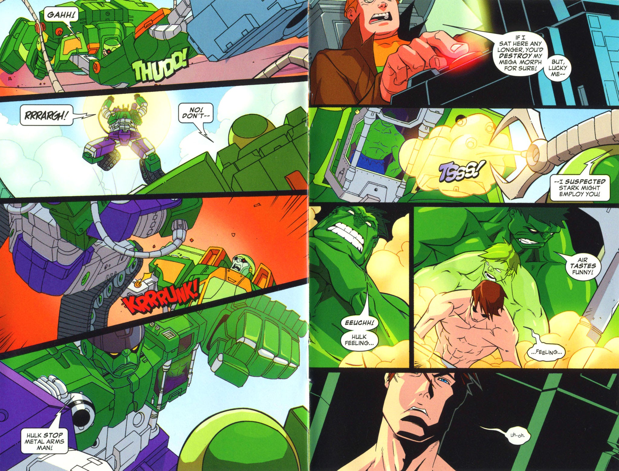Read online Marvel Megamorphs comic -  Issue # Hulk - 5