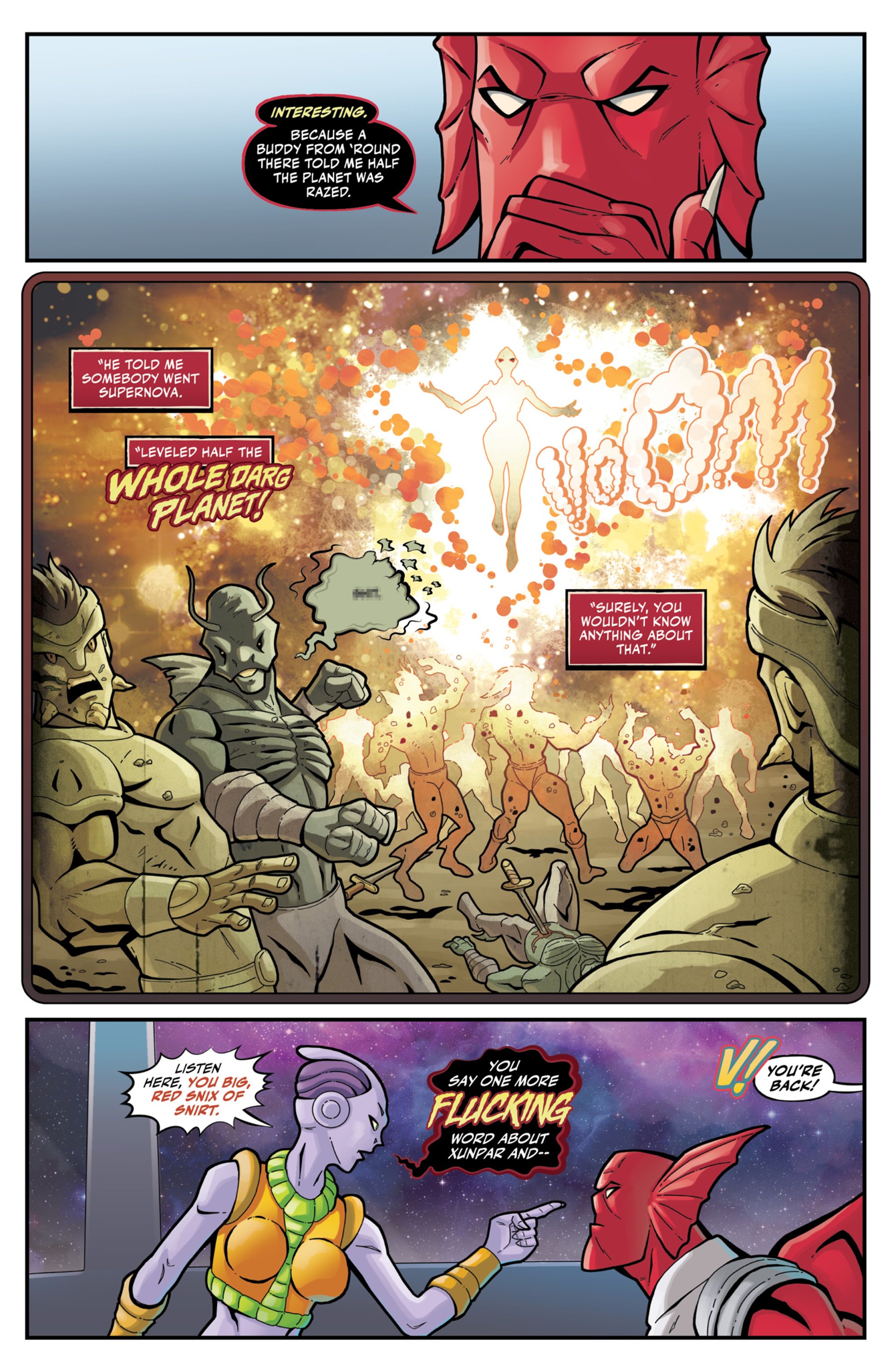 Read online Keepers Of The Cosmos comic -  Issue #1 - 10