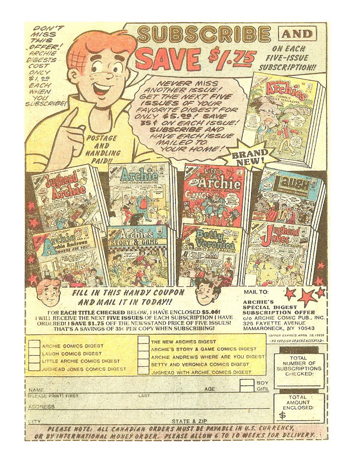 Read online Archie's Double Digest Magazine comic -  Issue #38 - 257