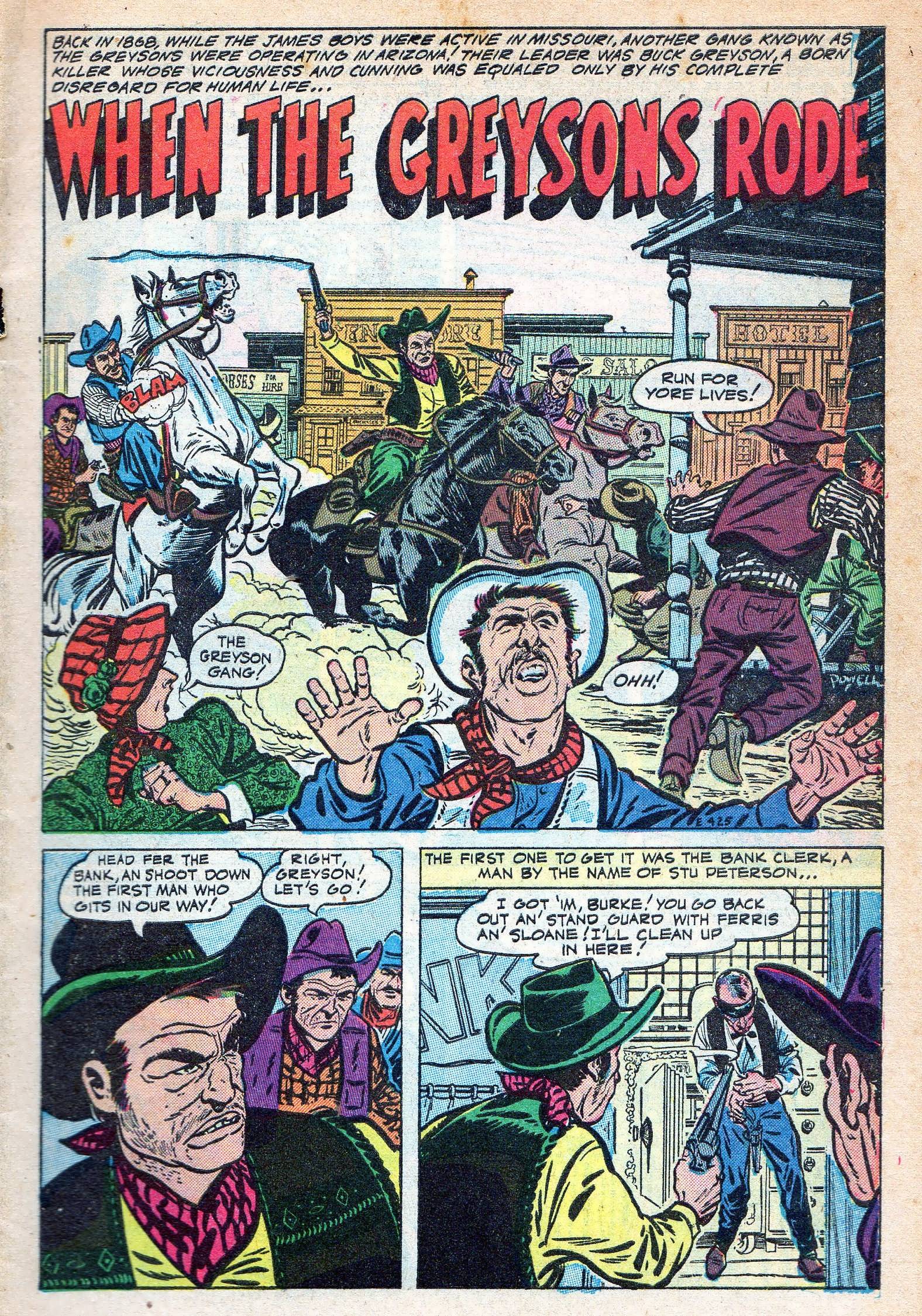 Read online Western Outlaws (1954) comic -  Issue #3 - 3
