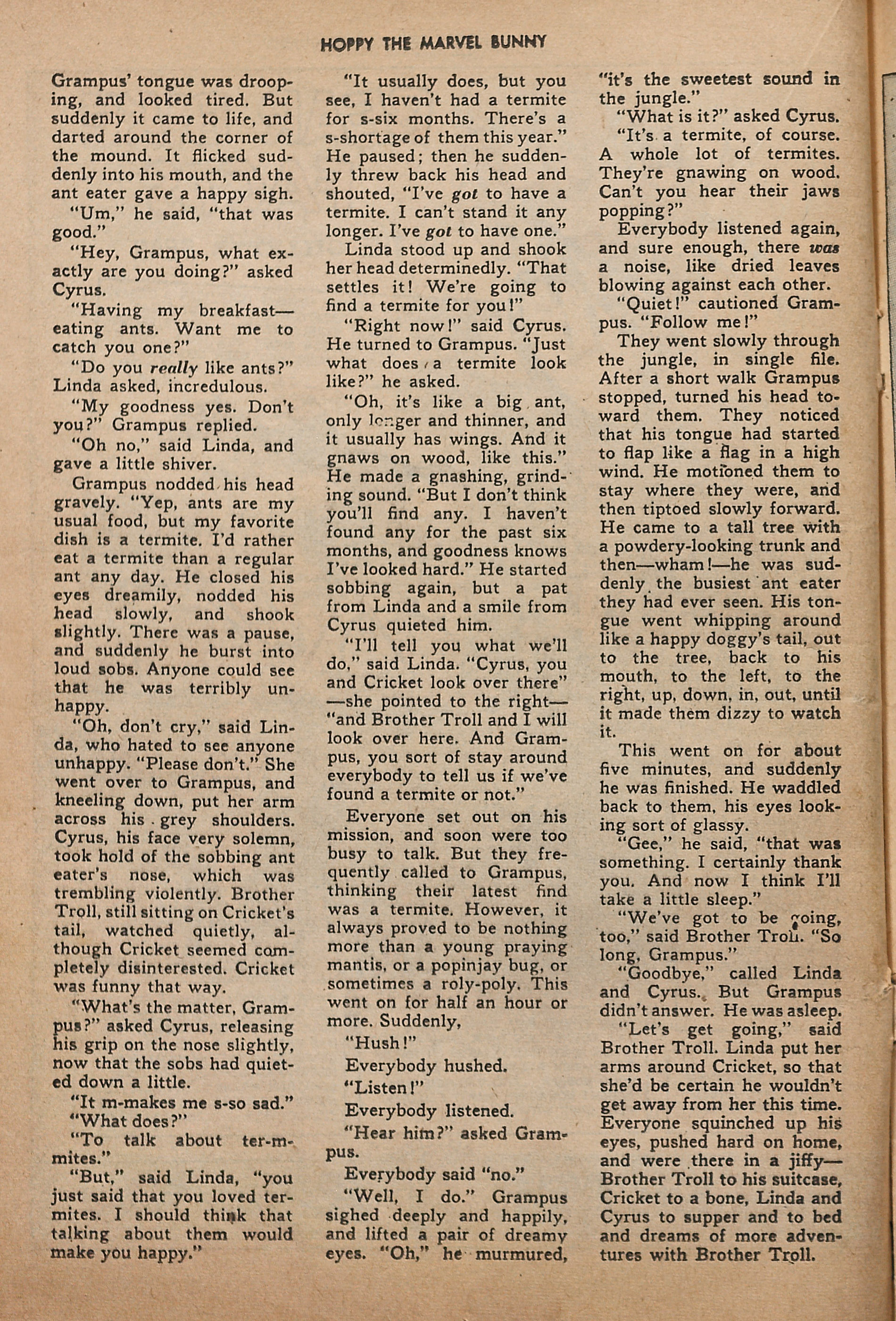 Read online Hoppy The Marvel Bunny comic -  Issue #12 - 22