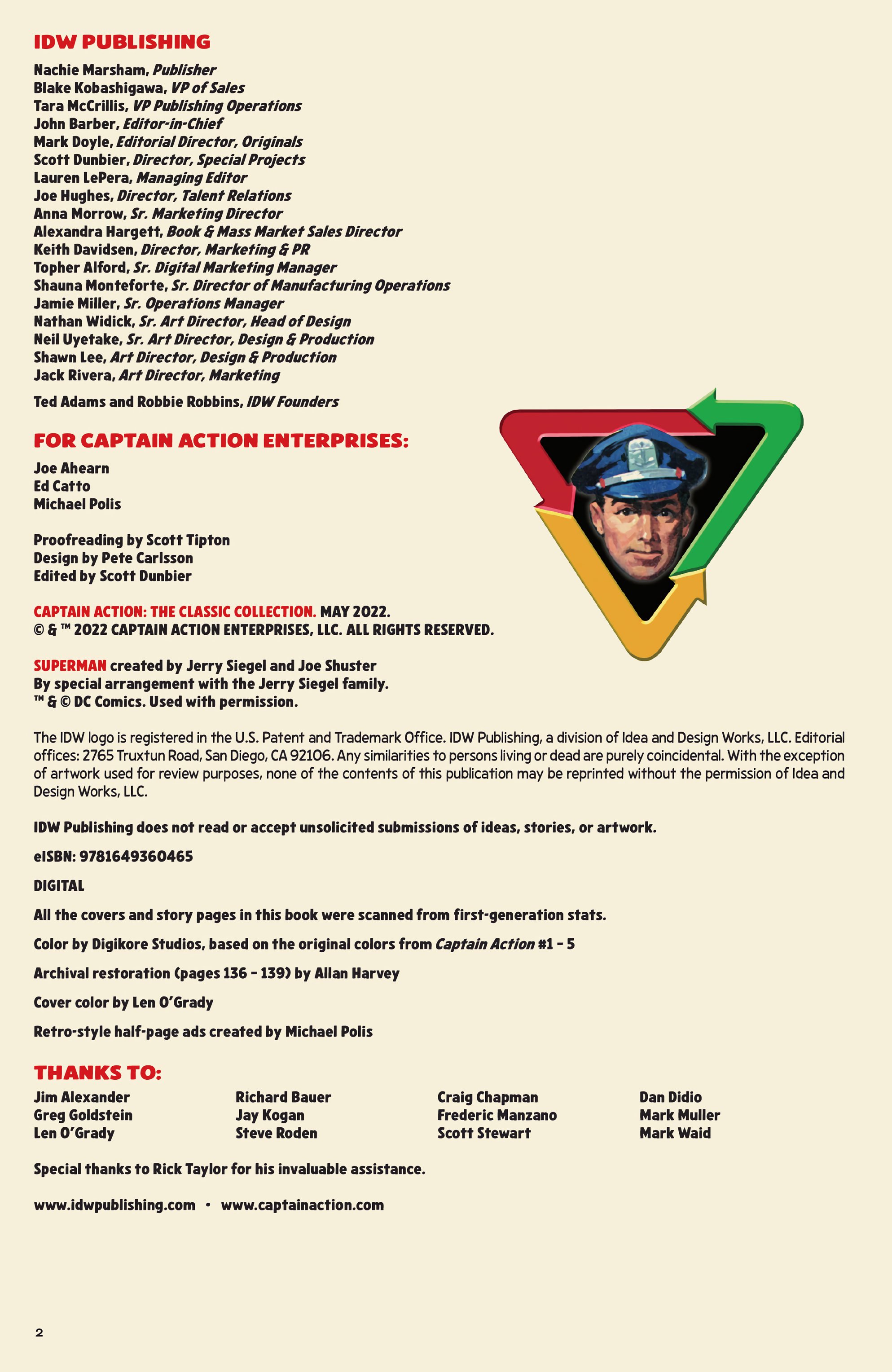 Read online Captain Action: Classic Collection comic -  Issue # TPB - 4