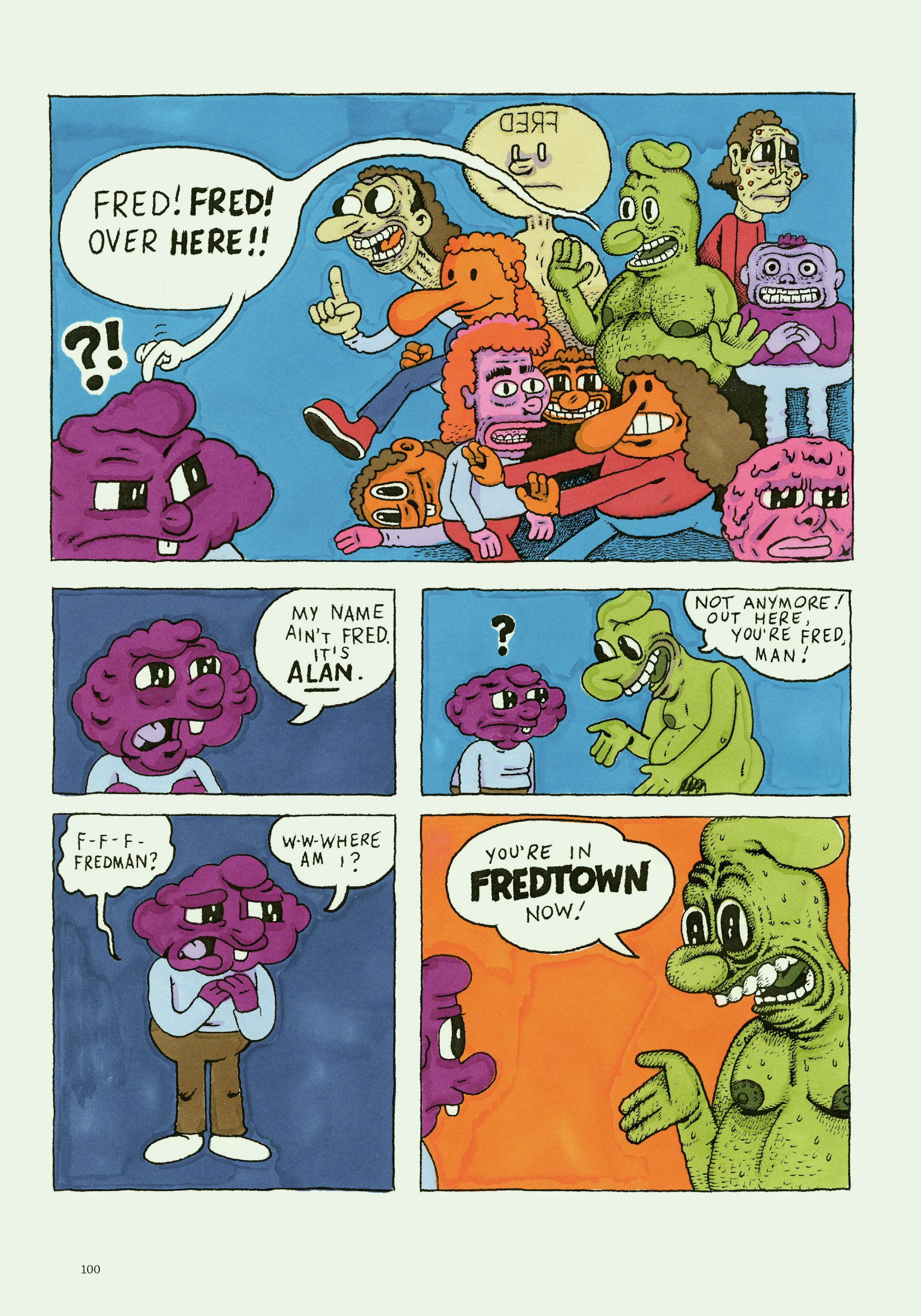 Read online Now: The New Comics Anthology comic -  Issue #7 - 100