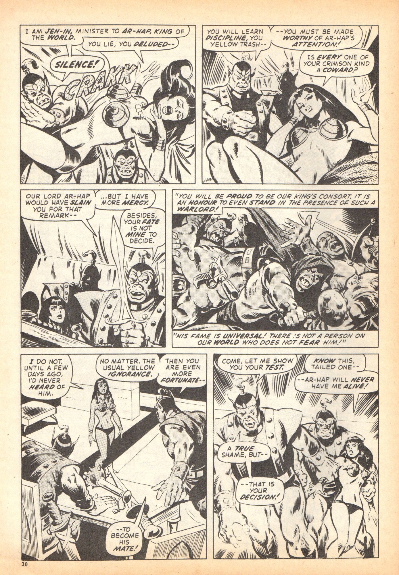 Read online Planet of the Apes (1974) comic -  Issue #5 - 30