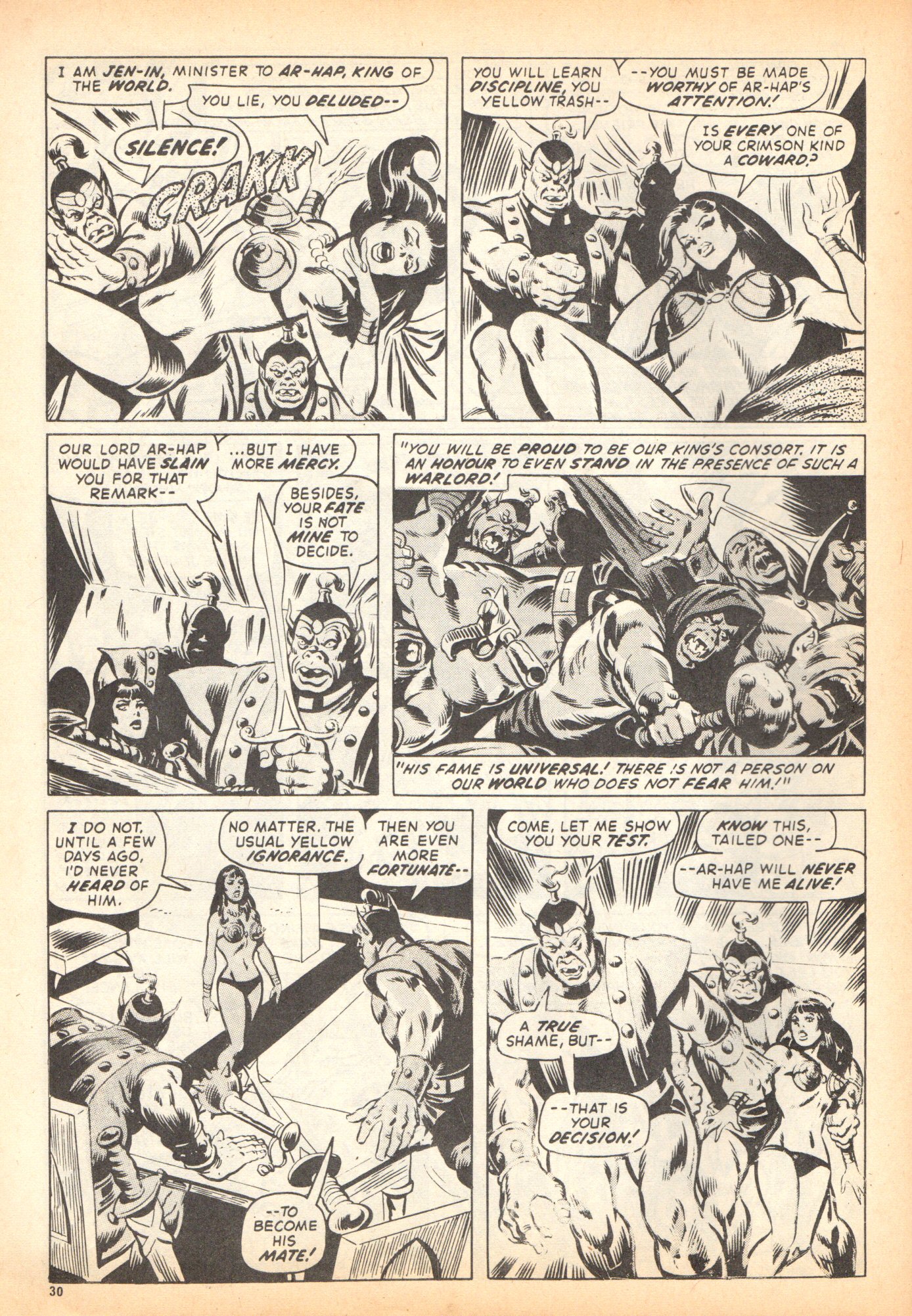 Read online Planet of the Apes (1974) comic -  Issue #5 - 30