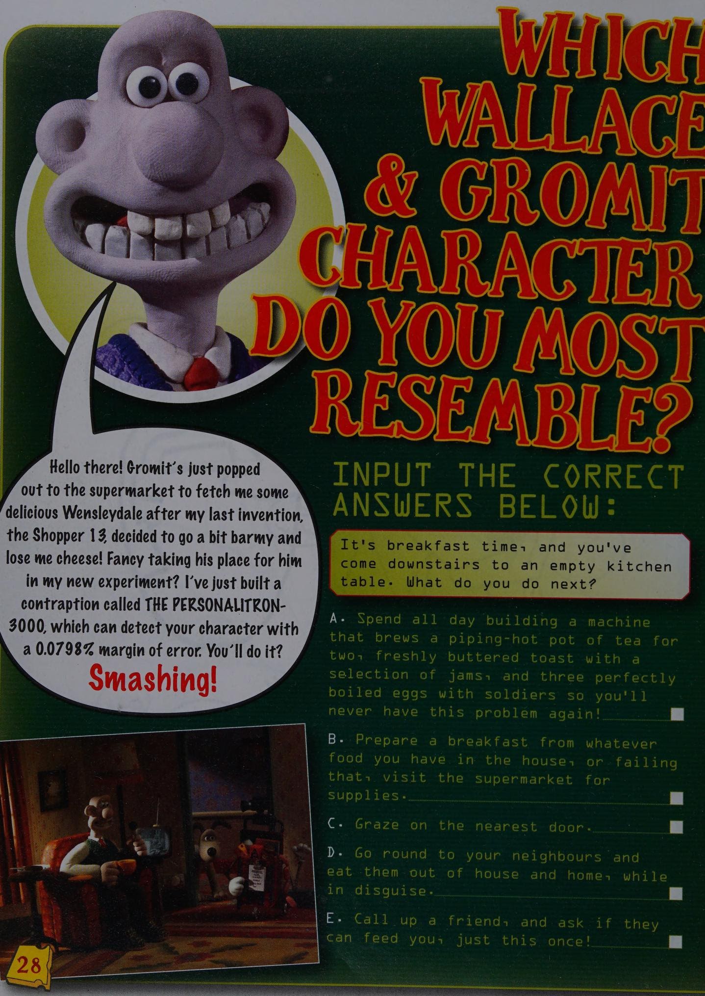 Read online Wallace and Gromit Annual comic -  Issue #2007 - 30