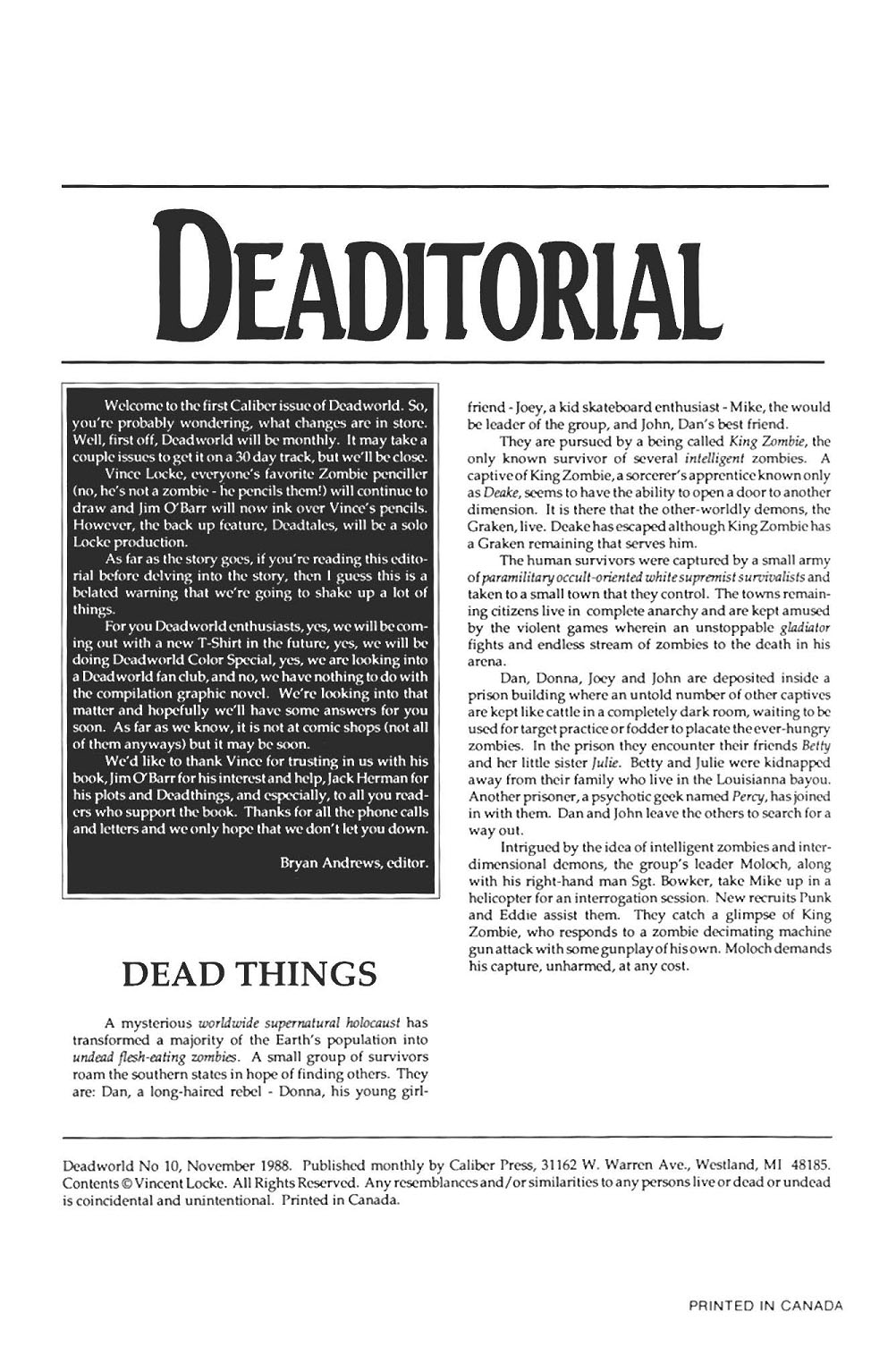 Read online Deadworld (1988) comic -  Issue #10 - 2