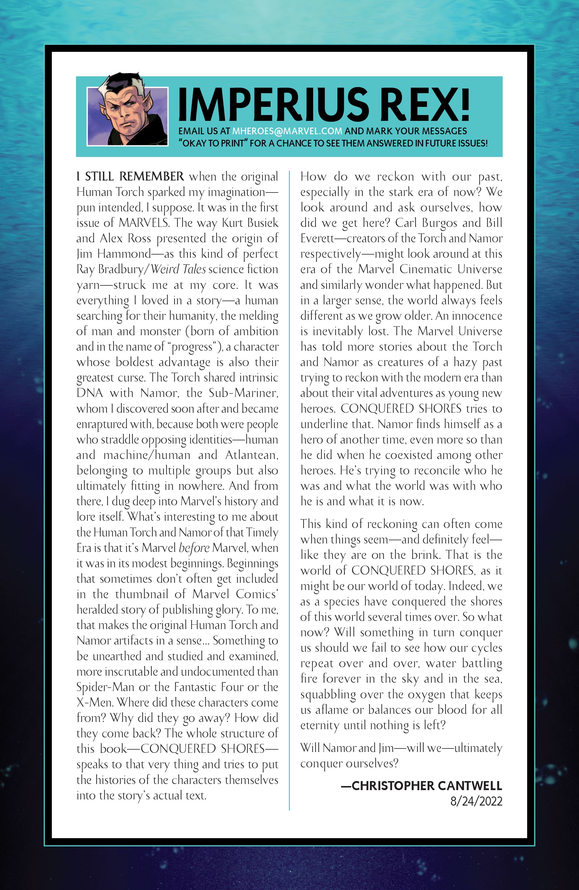 Read online Namor The Sub-Mariner (2022) comic -  Issue #1 - 22