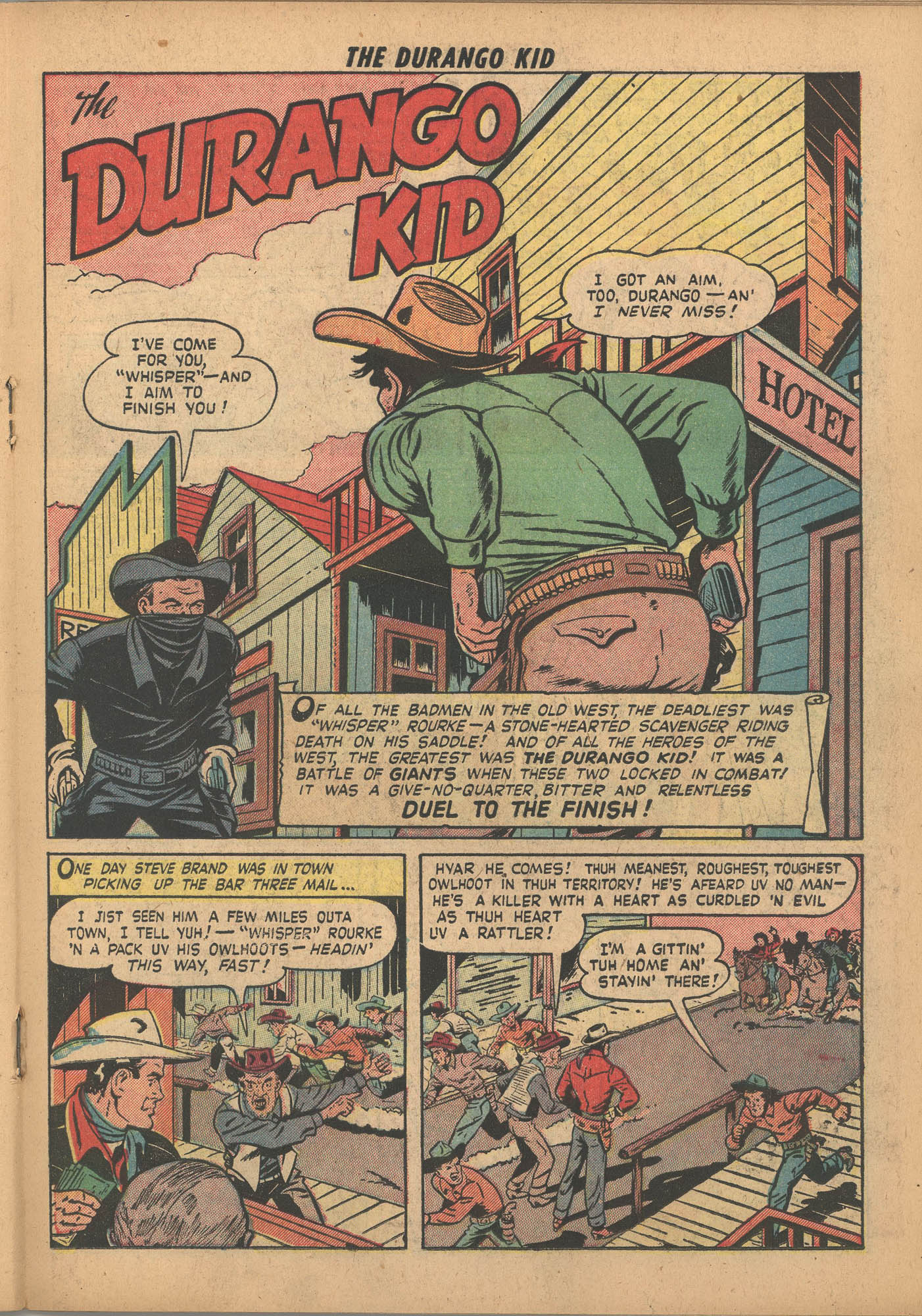 Read online Charles Starrett as The Durango Kid comic -  Issue #2 - 19