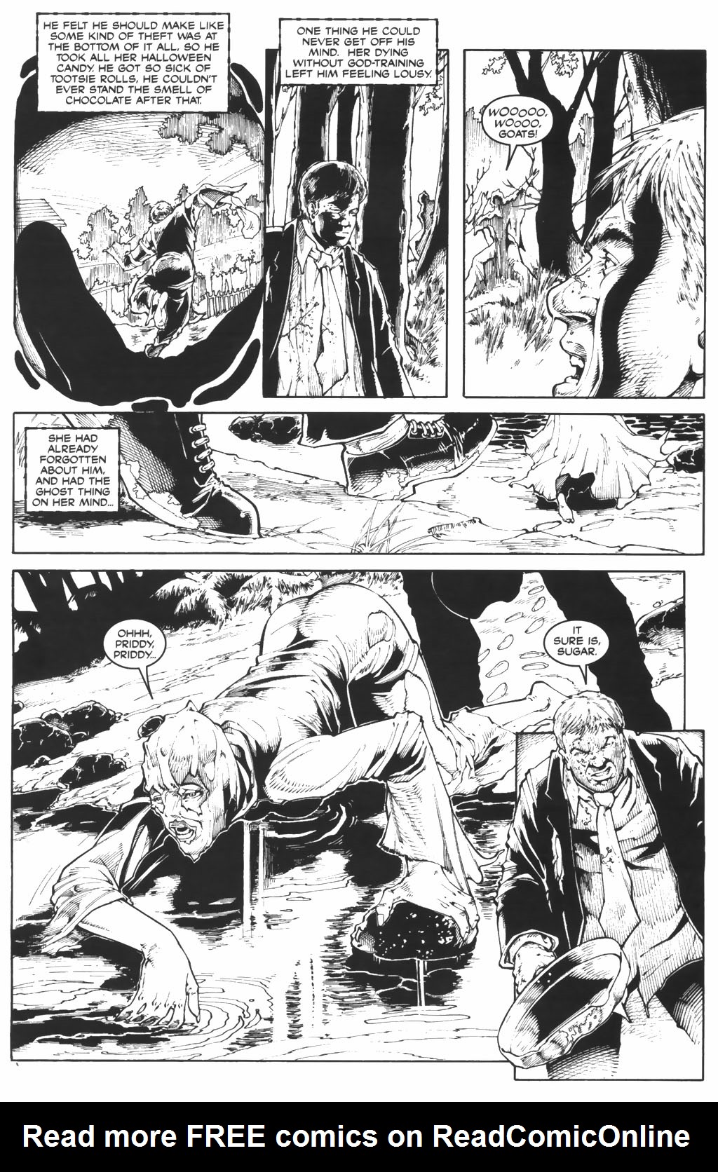 Read online Joe R. Lansdale's By Bizarre Hands comic -  Issue #1 - 22