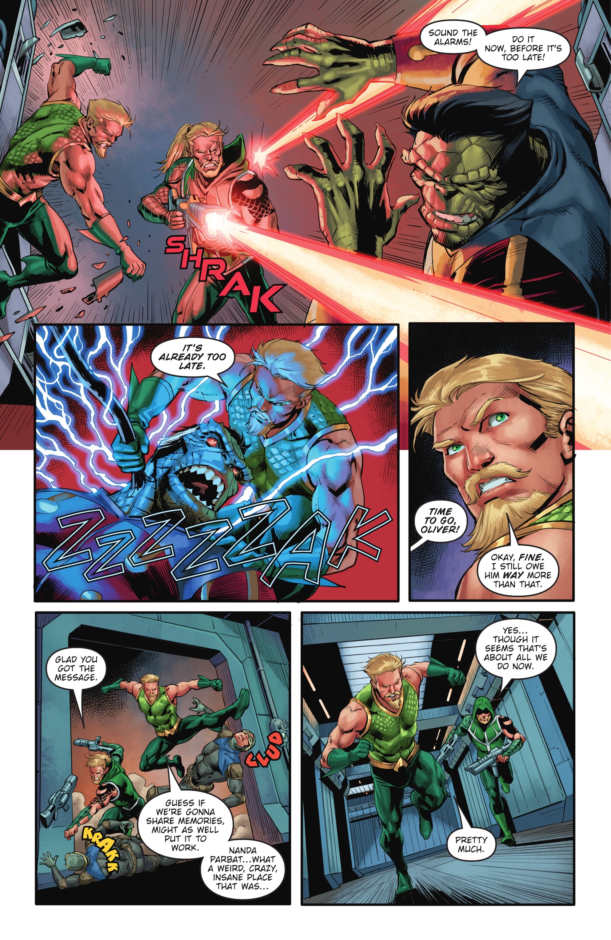 Read online Aquaman/Green Arrow - Deep Target comic -  Issue #3 - 21