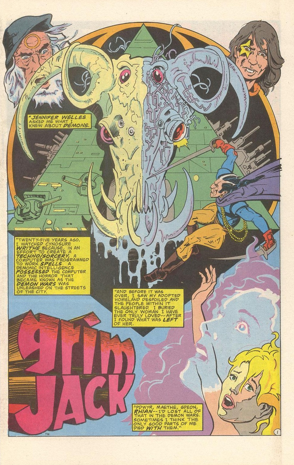 Read online Grimjack comic -  Issue #23 - 3