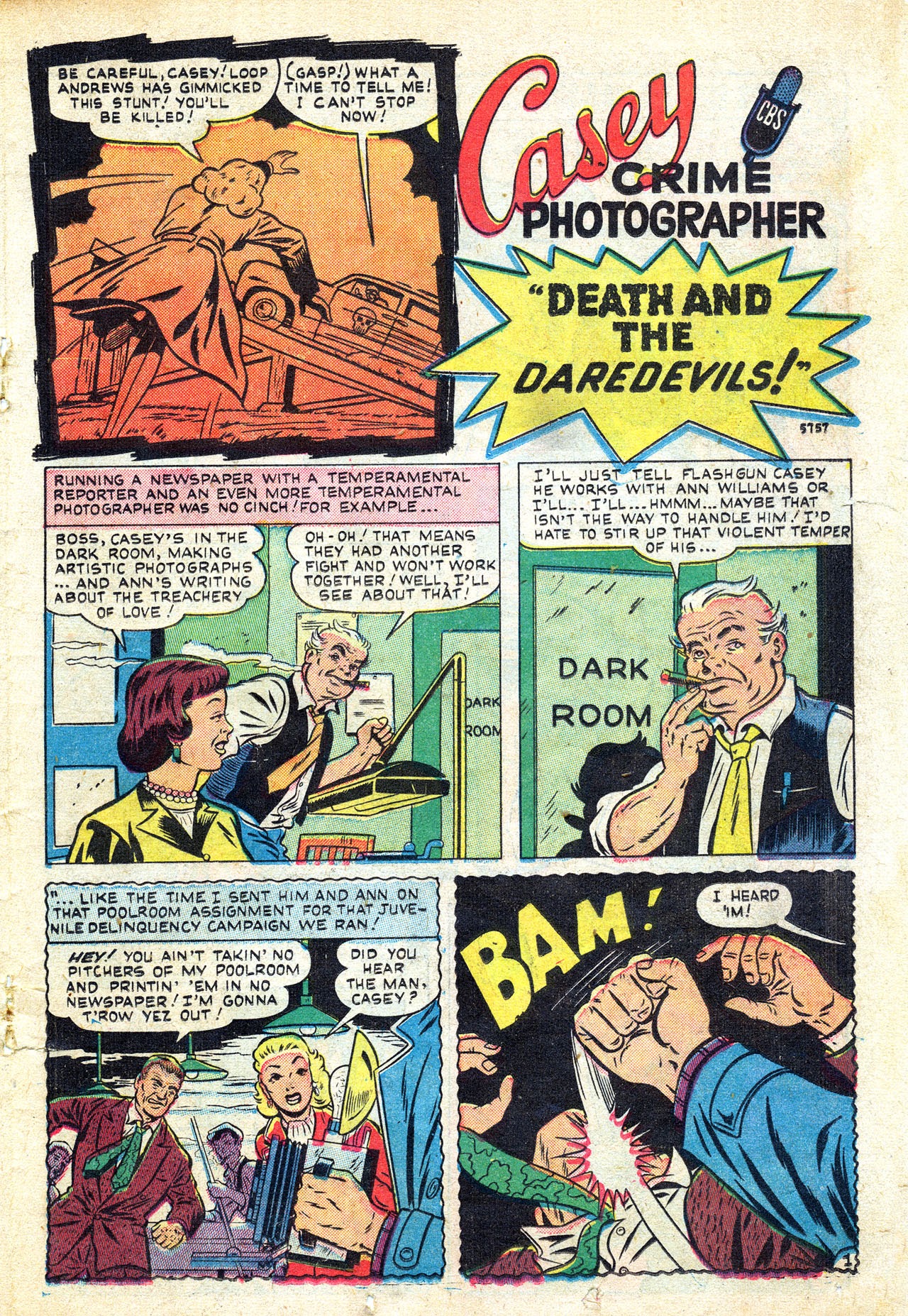 Read online Casey Crime Photographer comic -  Issue #1 - 27