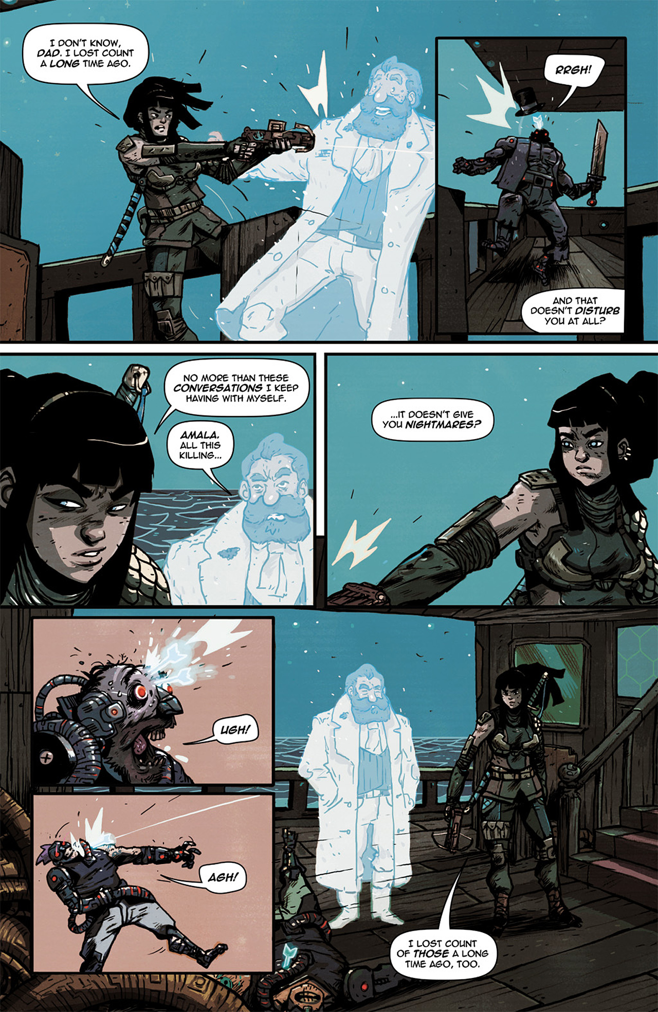 Read online Amala's Blade comic -  Issue #0 - 6