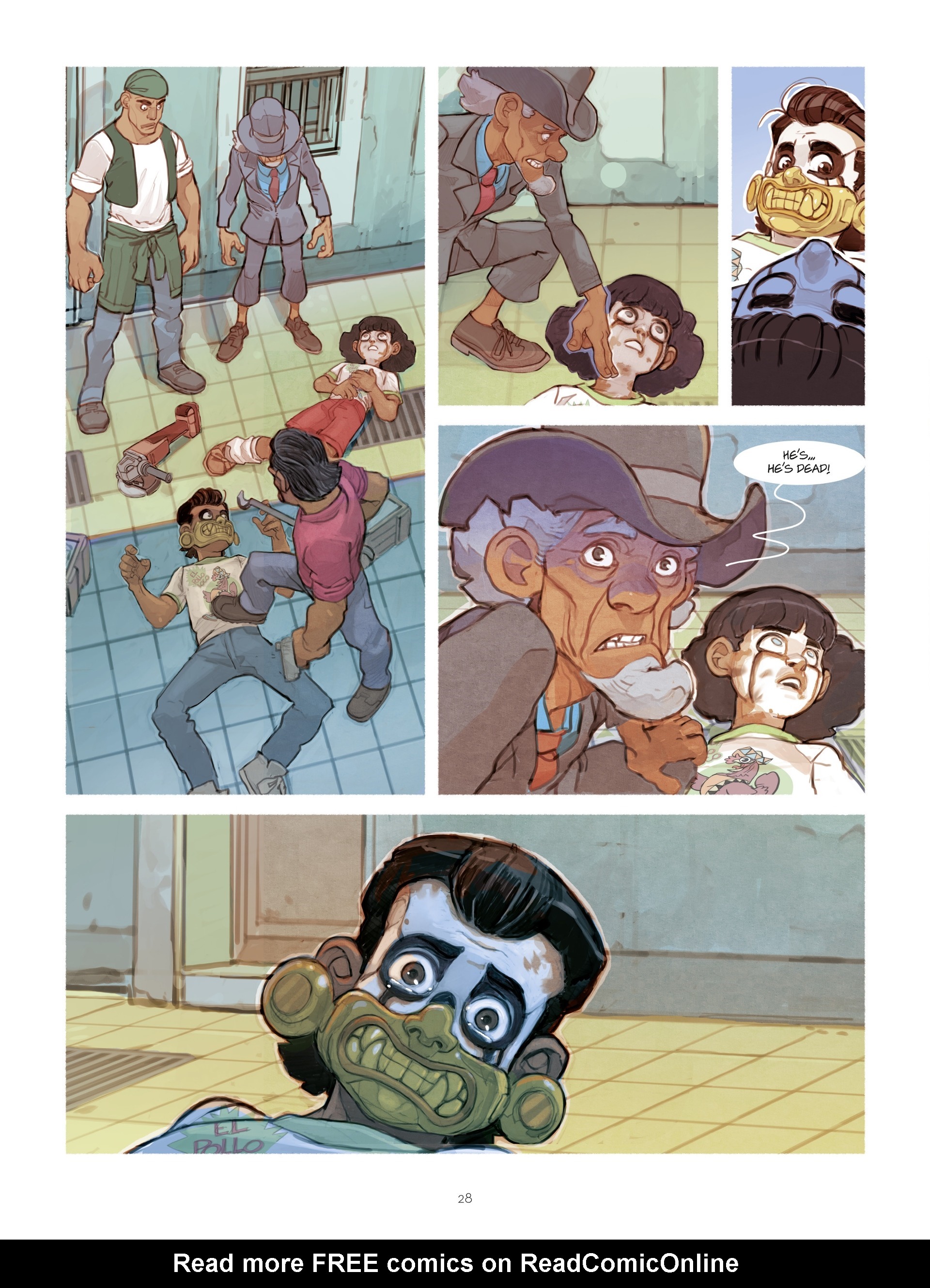 Read online Masks comic -  Issue #1 - 28