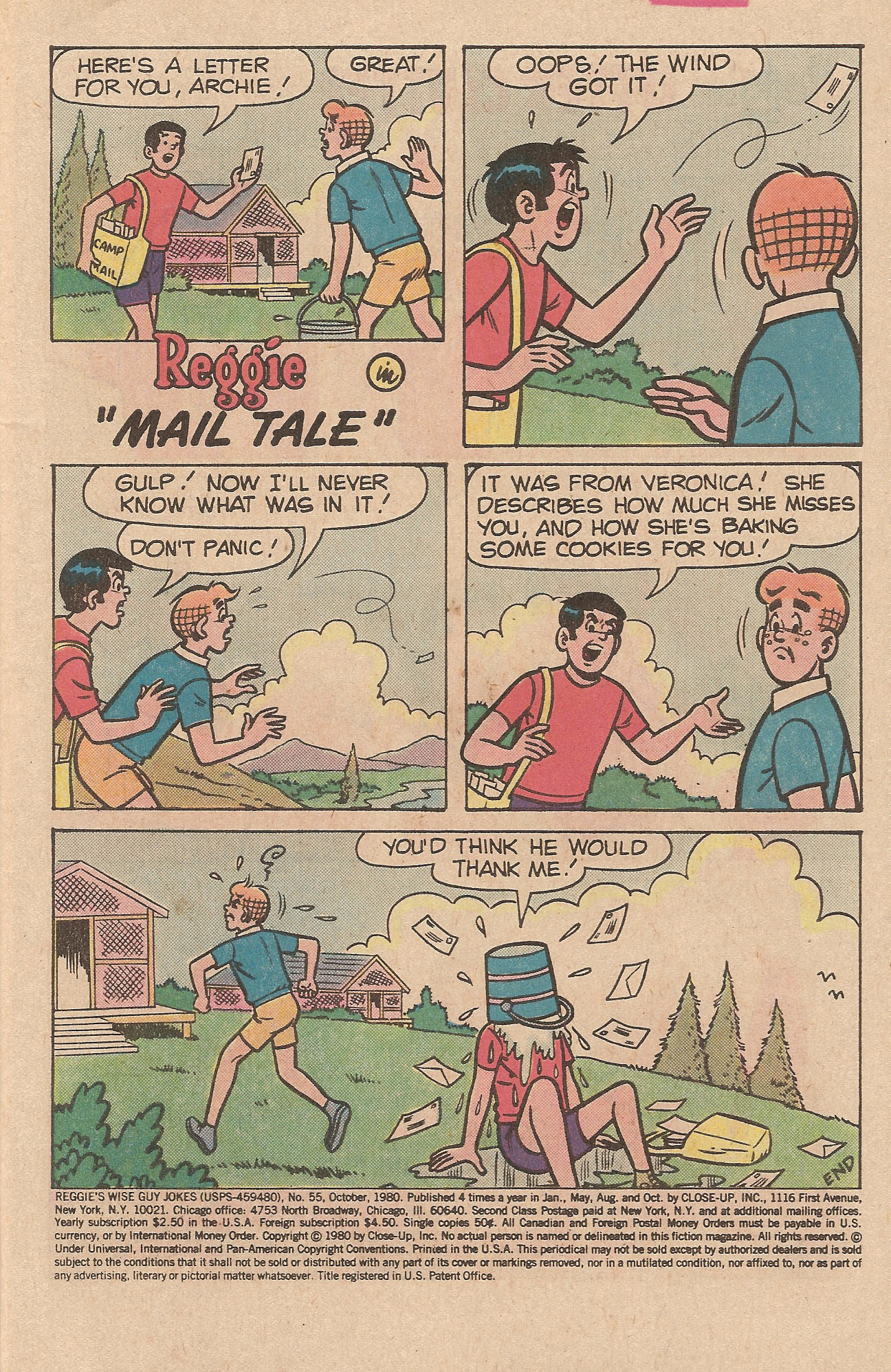 Read online Reggie's Wise Guy Jokes comic -  Issue #55 - 3