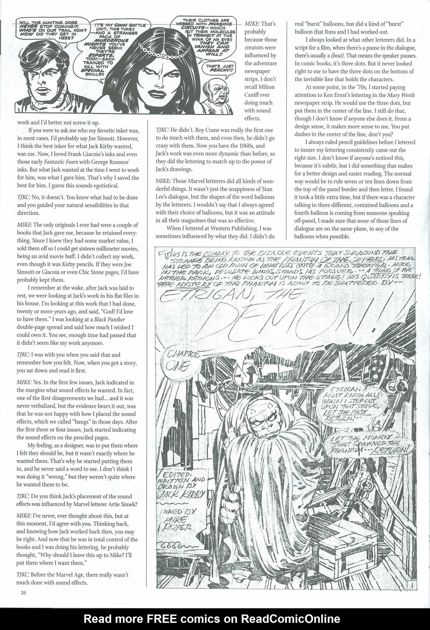 Read online The Jack Kirby Collector comic -  Issue #37 - 28