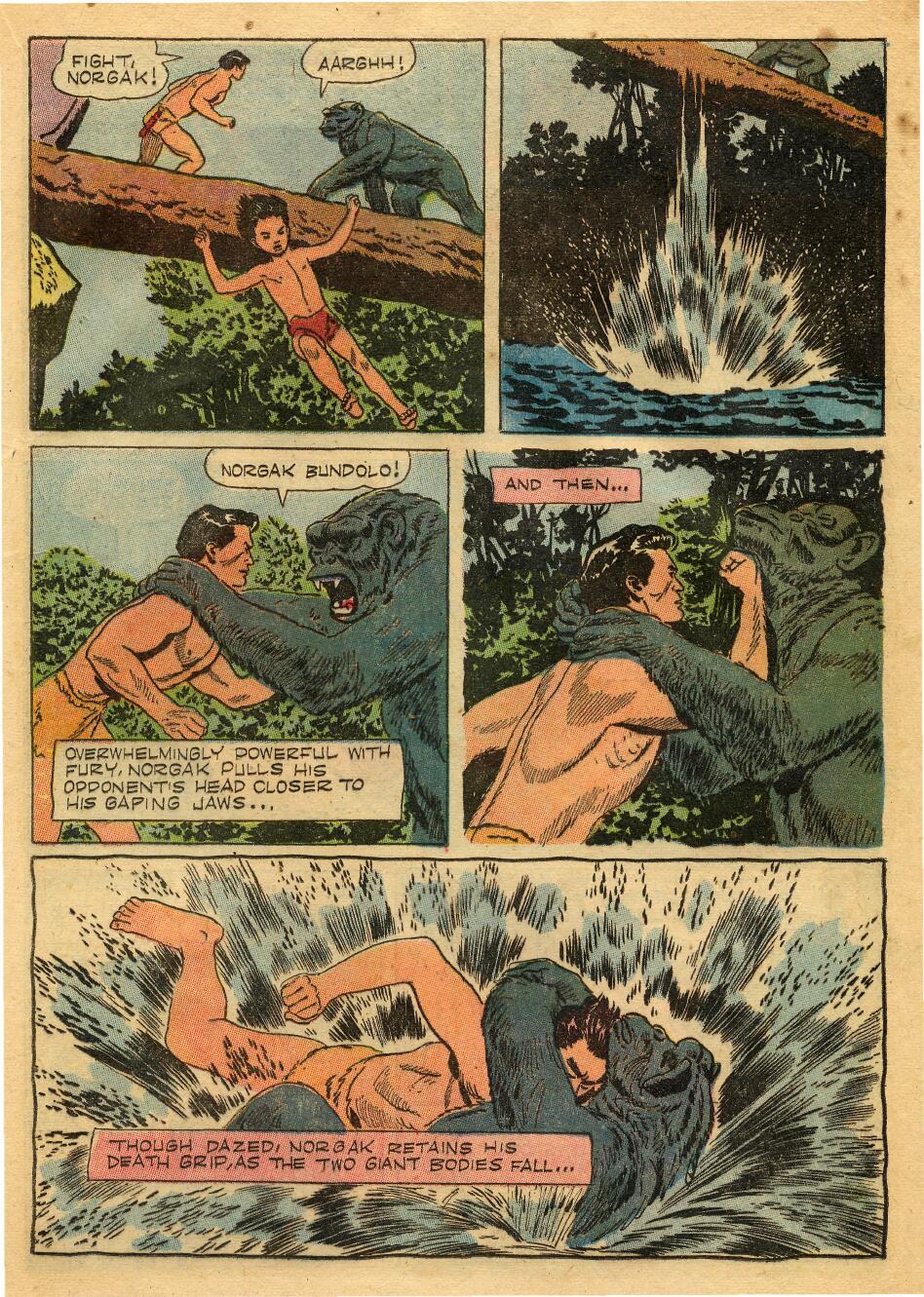 Read online Tarzan (1948) comic -  Issue #66 - 21