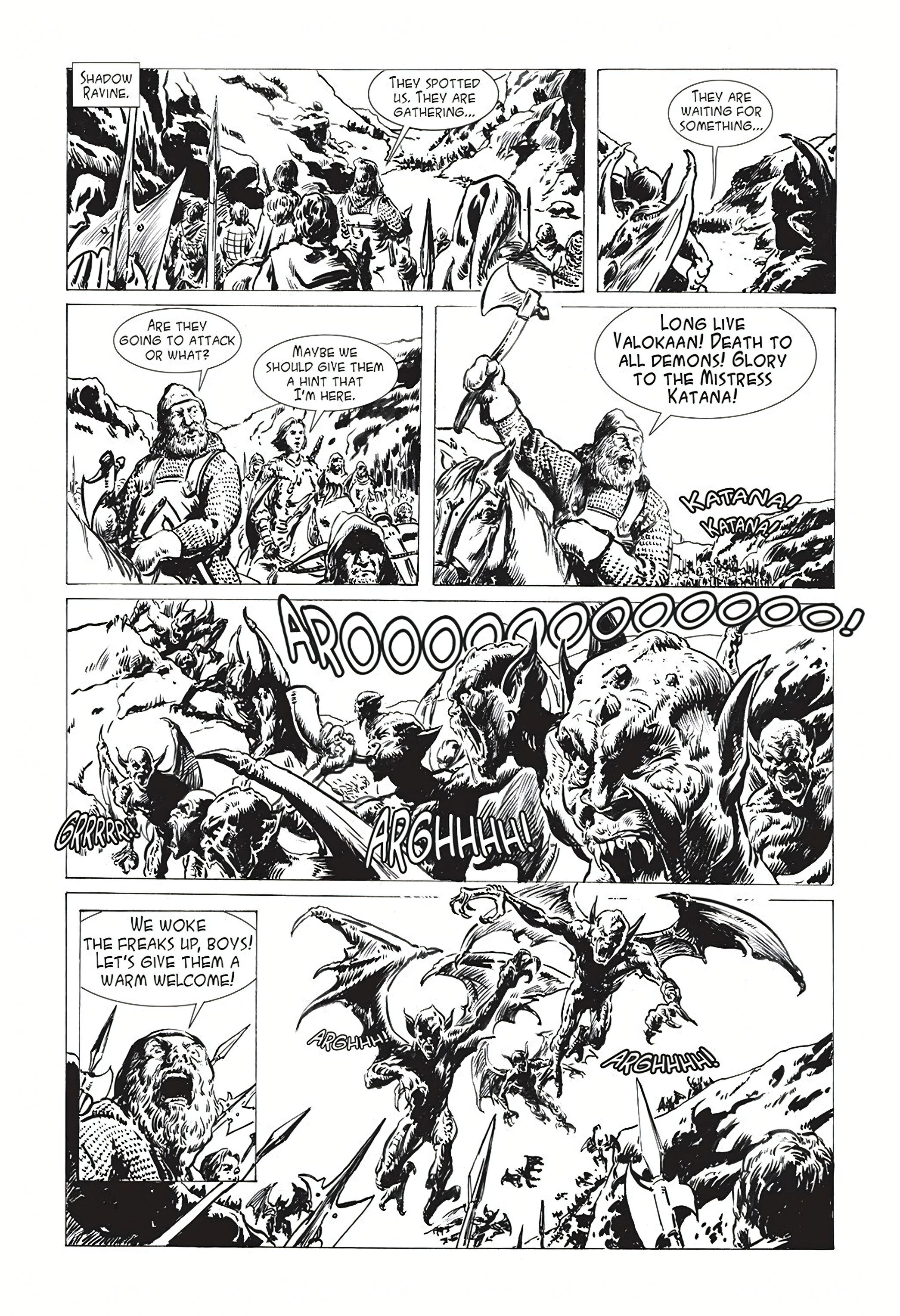 Read online Katana: The Battle for Valokaan comic -  Issue # Full - 31