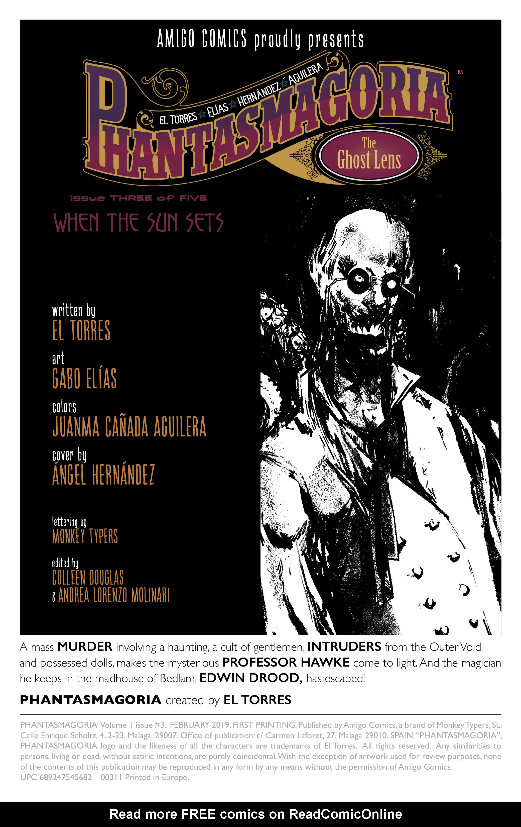 Read online Phantasmagoria comic -  Issue #3 - 2