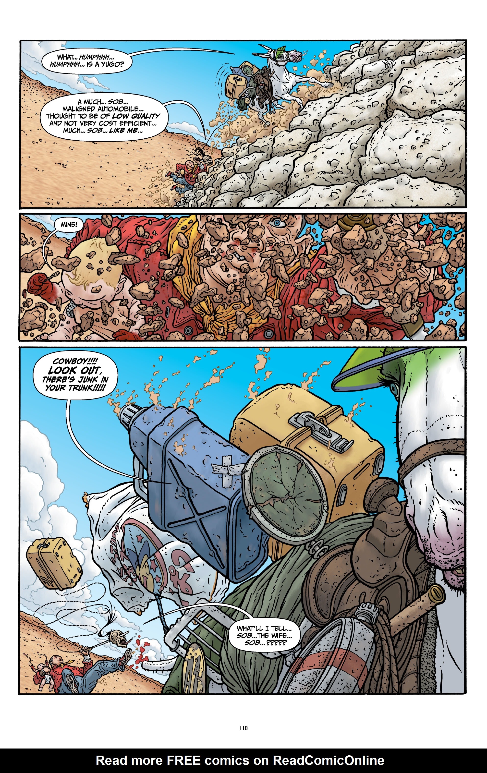 Read online Shaolin Cowboy comic -  Issue # _Start Trek (Part 1) - 93