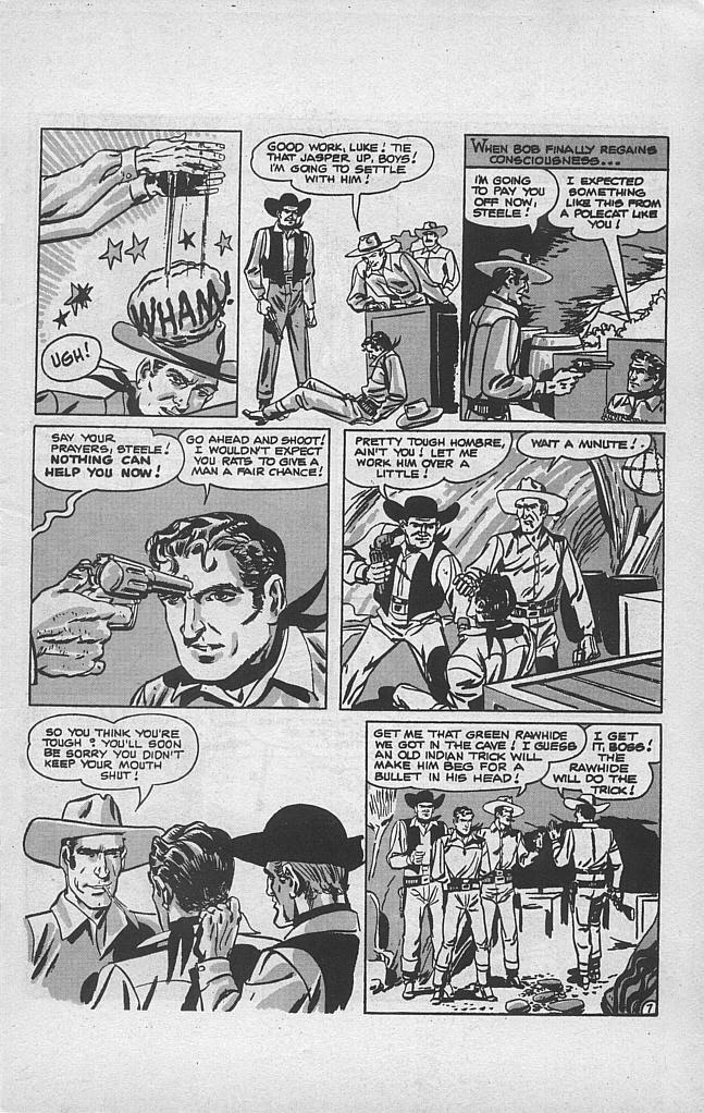 Read online Bob Steele Western comic -  Issue # Full - 9