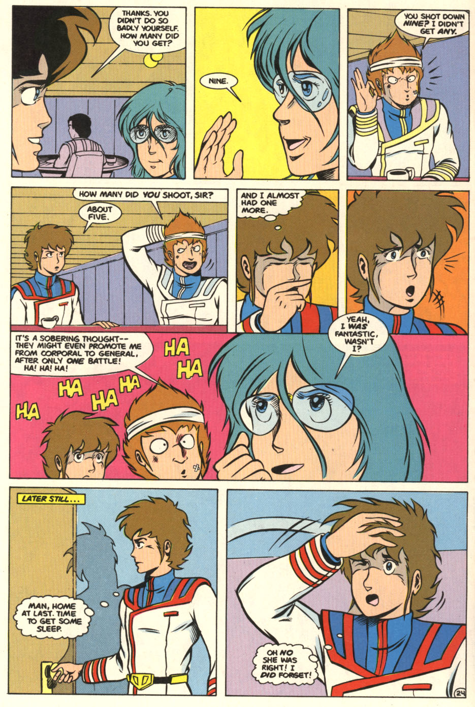 Read online Robotech The Macross Saga comic -  Issue #8 - 24