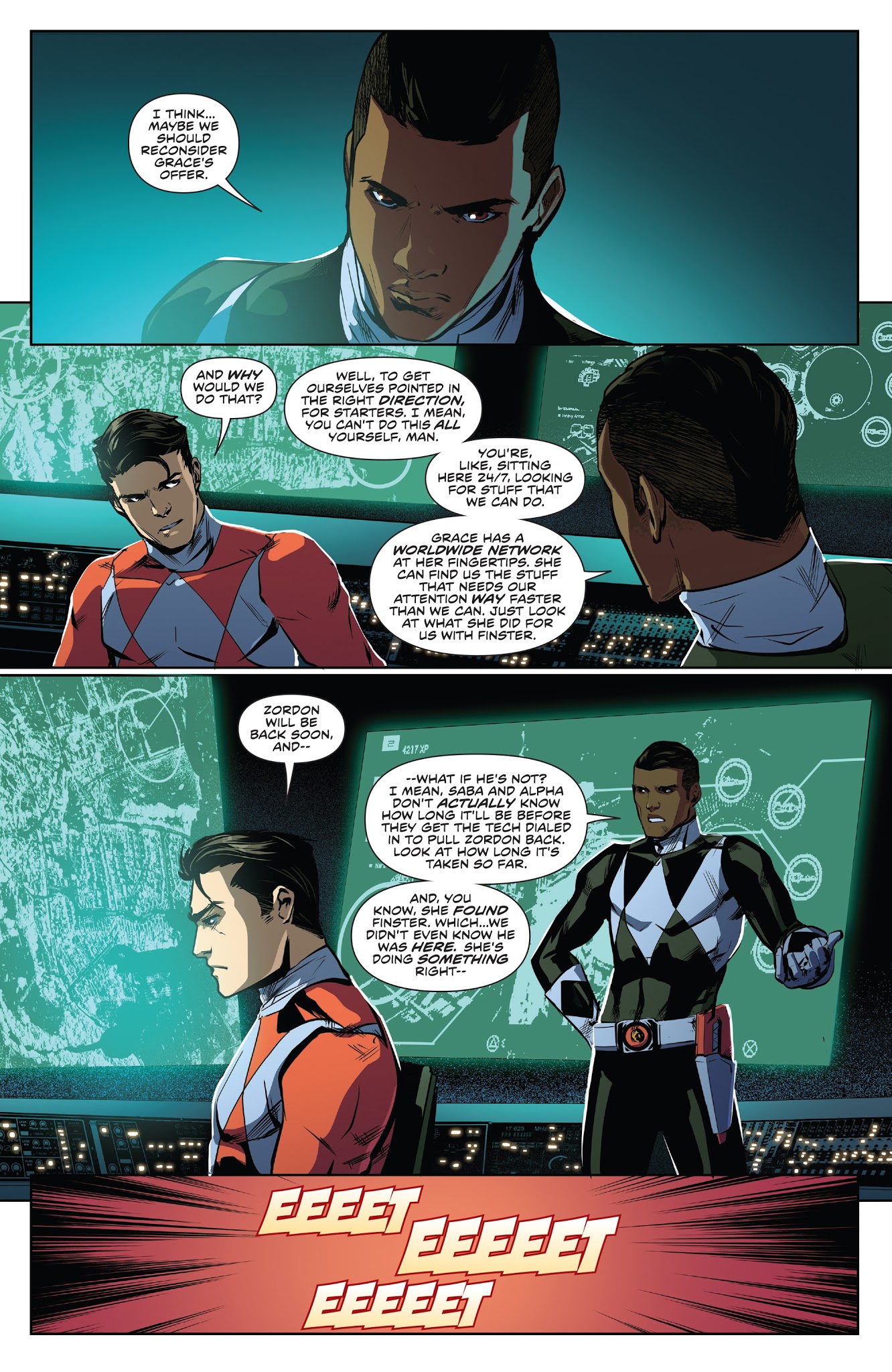 Read online Mighty Morphin Power Rangers comic -  Issue #18 - 21