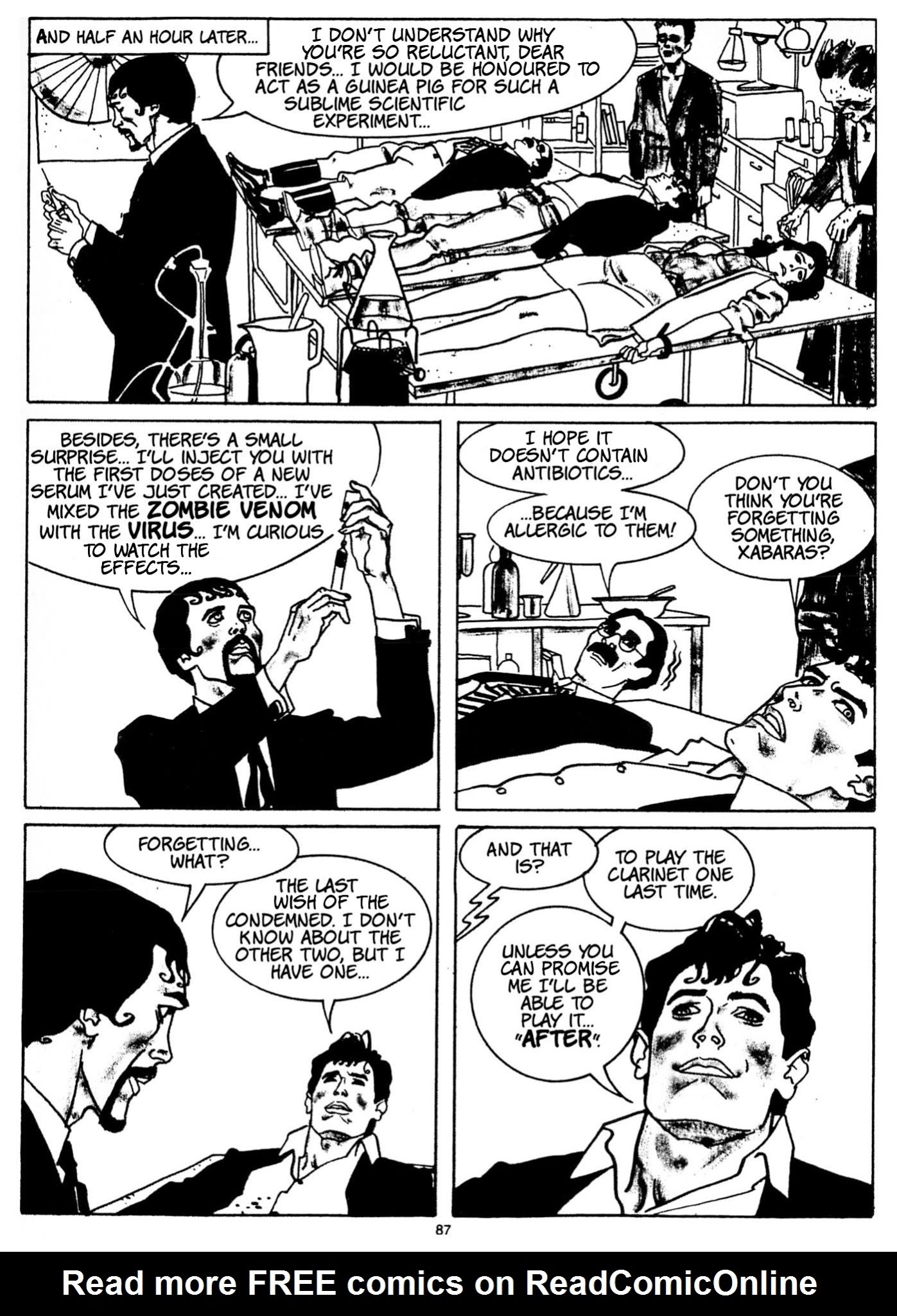 Read online Dylan Dog (1986) comic -  Issue #1 - 87