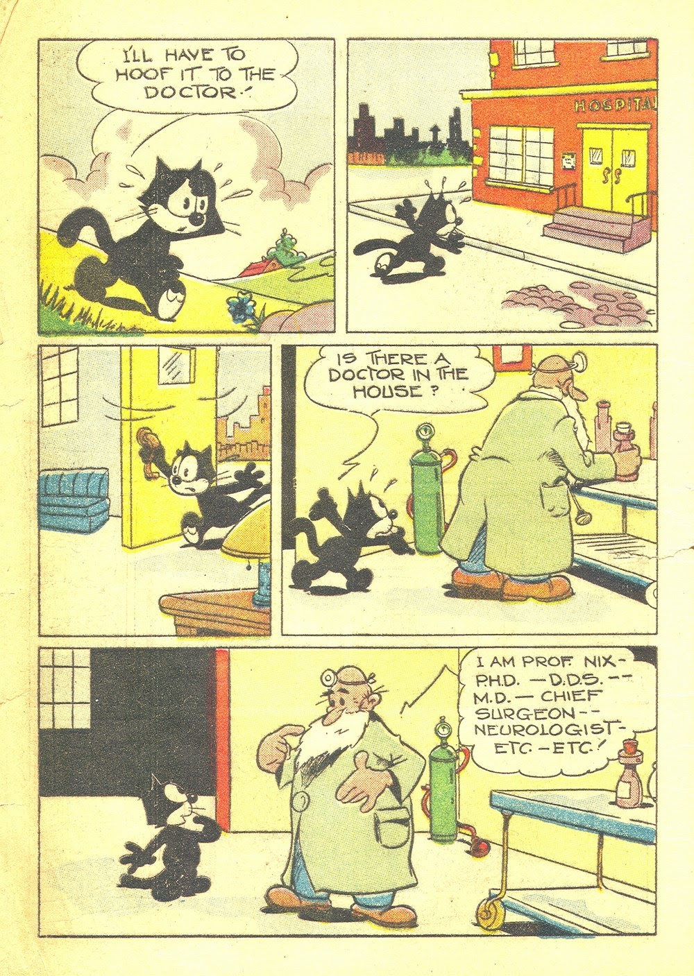 Read online Felix the Cat (1948) comic -  Issue #6 - 10