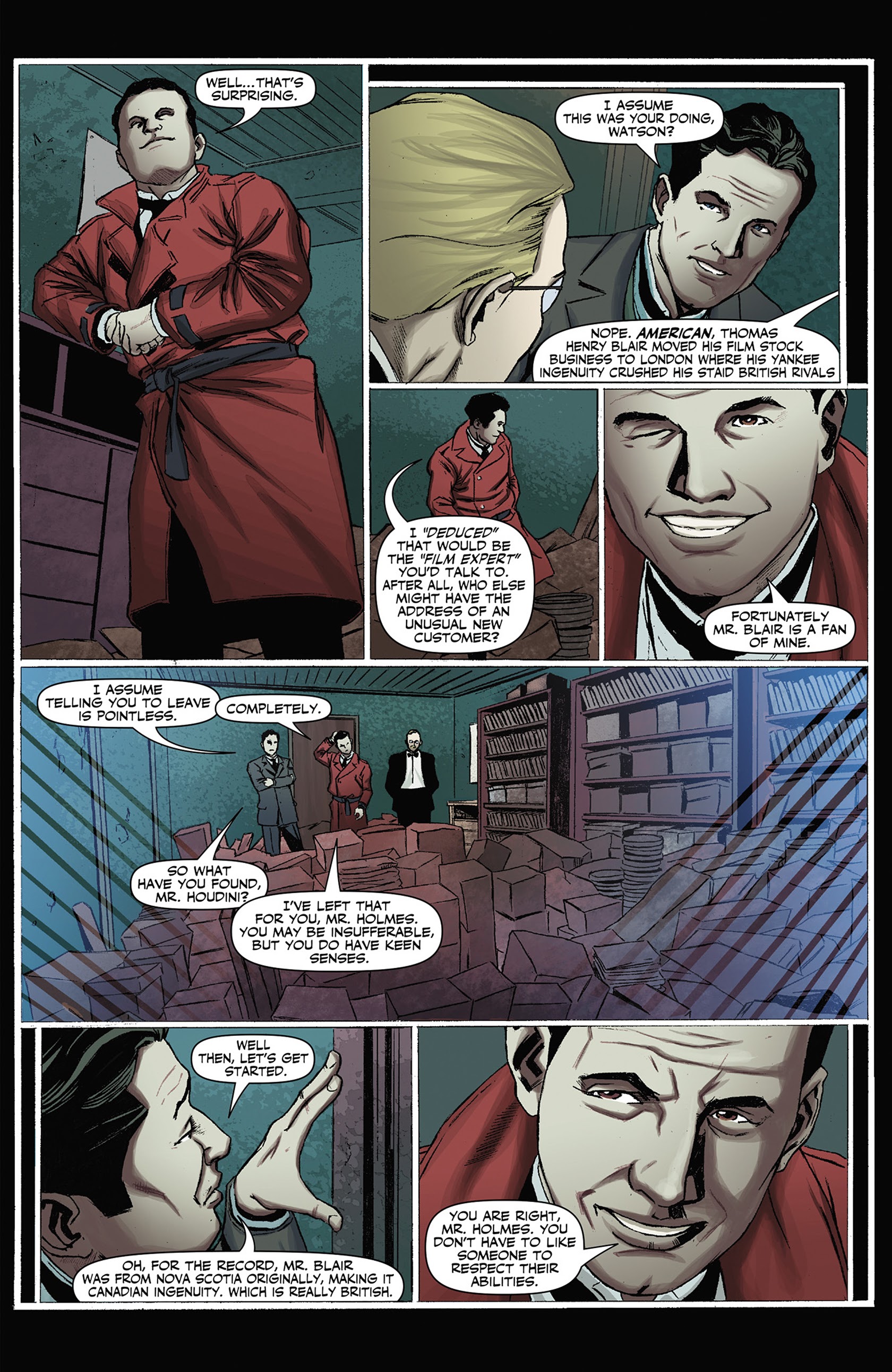 Read online Sherlock Holmes vs. Harry Houdini comic -  Issue #2 - 11